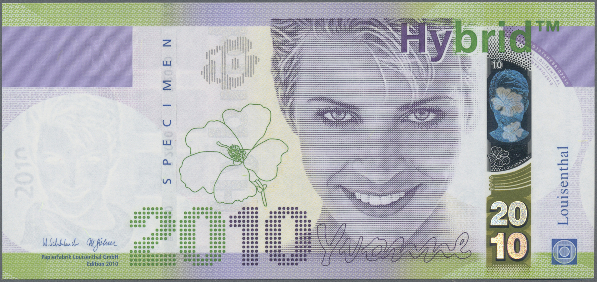 Lot 02949 - Testbanknoten | Banknoten  -  Auktionshaus Christoph Gärtner GmbH & Co. KG Sale #45 Banknotes Worldwide