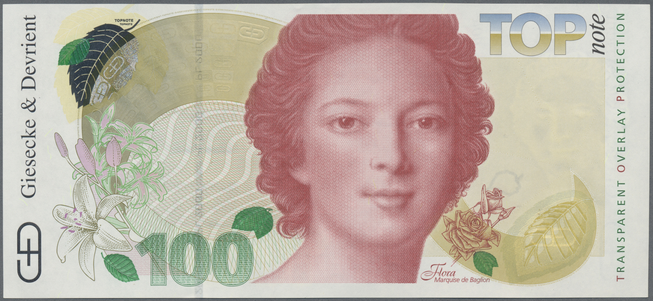 Lot 02934 - Testbanknoten | Banknoten  -  Auktionshaus Christoph Gärtner GmbH & Co. KG Sale #45 Banknotes Worldwide