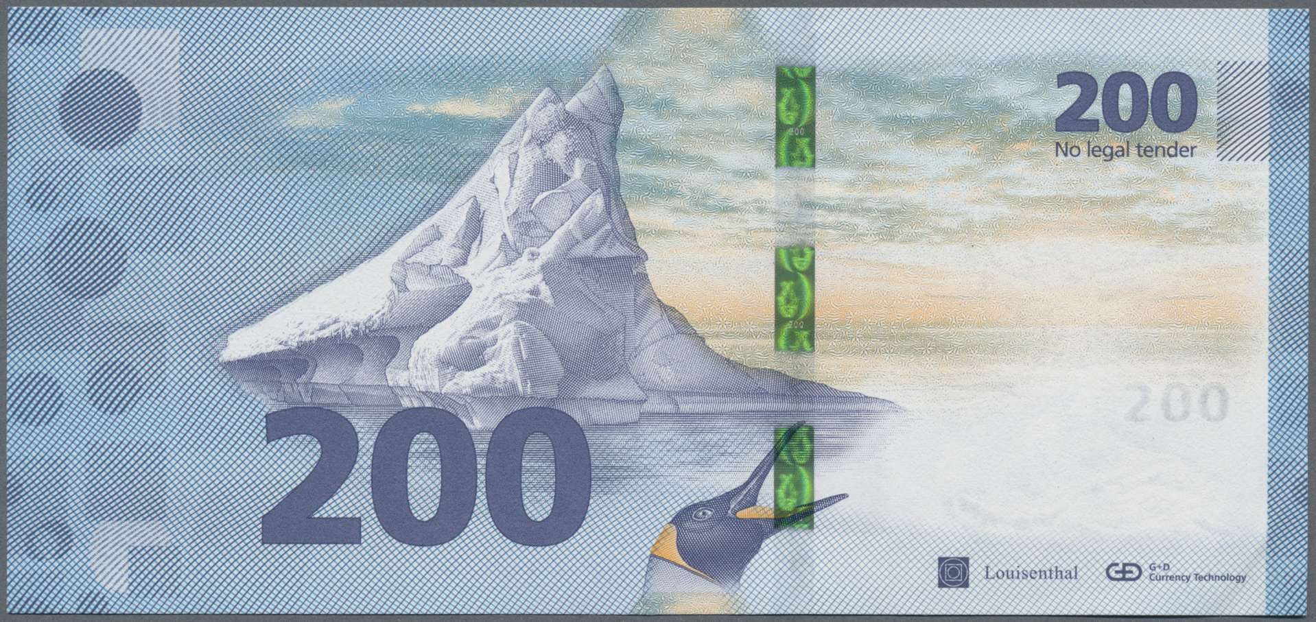 Lot 02937 - Testbanknoten | Banknoten  -  Auktionshaus Christoph Gärtner GmbH & Co. KG Sale #45 Banknotes Worldwide