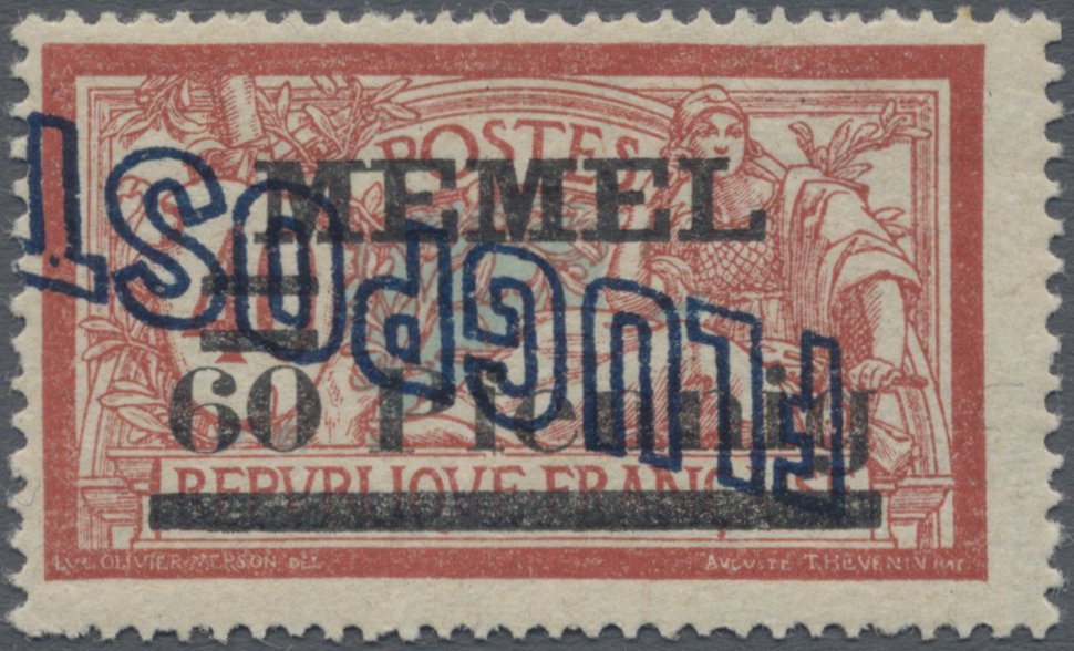 Lot 05938 - Memel - Auktionshaus Christoph Gärtner GmbH & Co. KG 58th AUCTION - Day 2 Lot 05938 - Memel - Auktionshaus Christoph Gärtner GmbH & Co. KG 58th AUCTION - Day 2