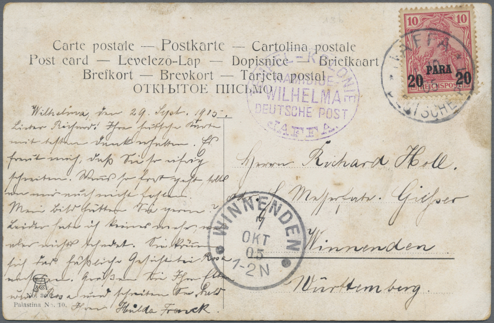 Deutsche Post in der Türkei Stempel Stamp Auctions