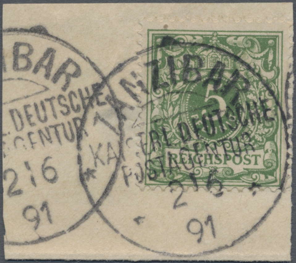 Lot 05229 - Deutsch-Ostafrika - Vorläufer: Zanzibar - Auktionshaus Christoph Gärtner GmbH & Co. KG 56th AUCTION - Day 3 Lot 05229 - Deutsch-Ostafrika - Vorläufer: Zanzibar - Auktionshaus Christoph Gärtner GmbH & Co. KG 56th AUCTION - Day 3
