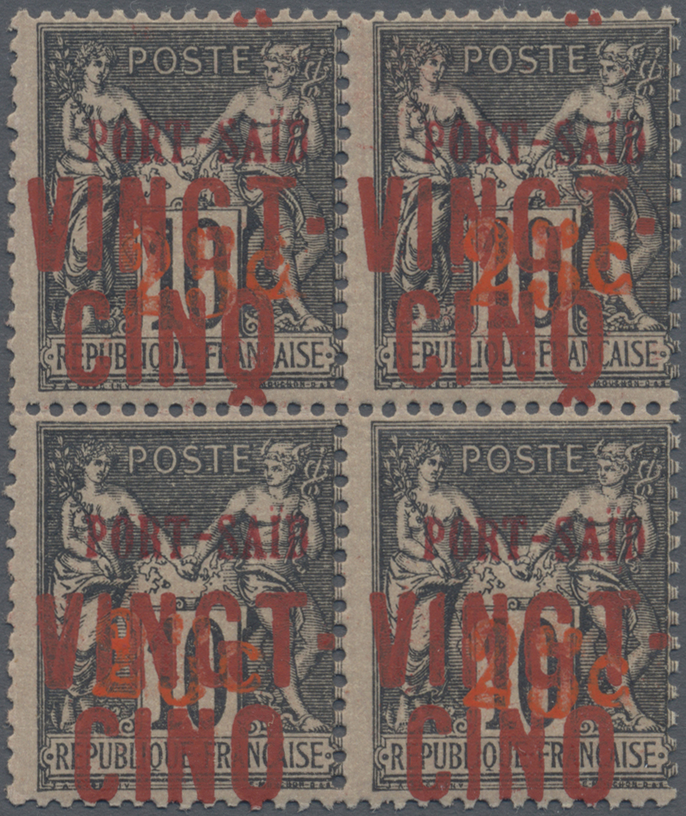 Lot 02706 - französische post in ägypten - port said - Auktionshaus Christoph Gärtner GmbH & Co. KG 58th AUCTION - Day 2 Lot 02706 - französische post in ägypten - port said - Auktionshaus Christoph Gärtner GmbH & Co. KG 58th AUCTION - Day 2