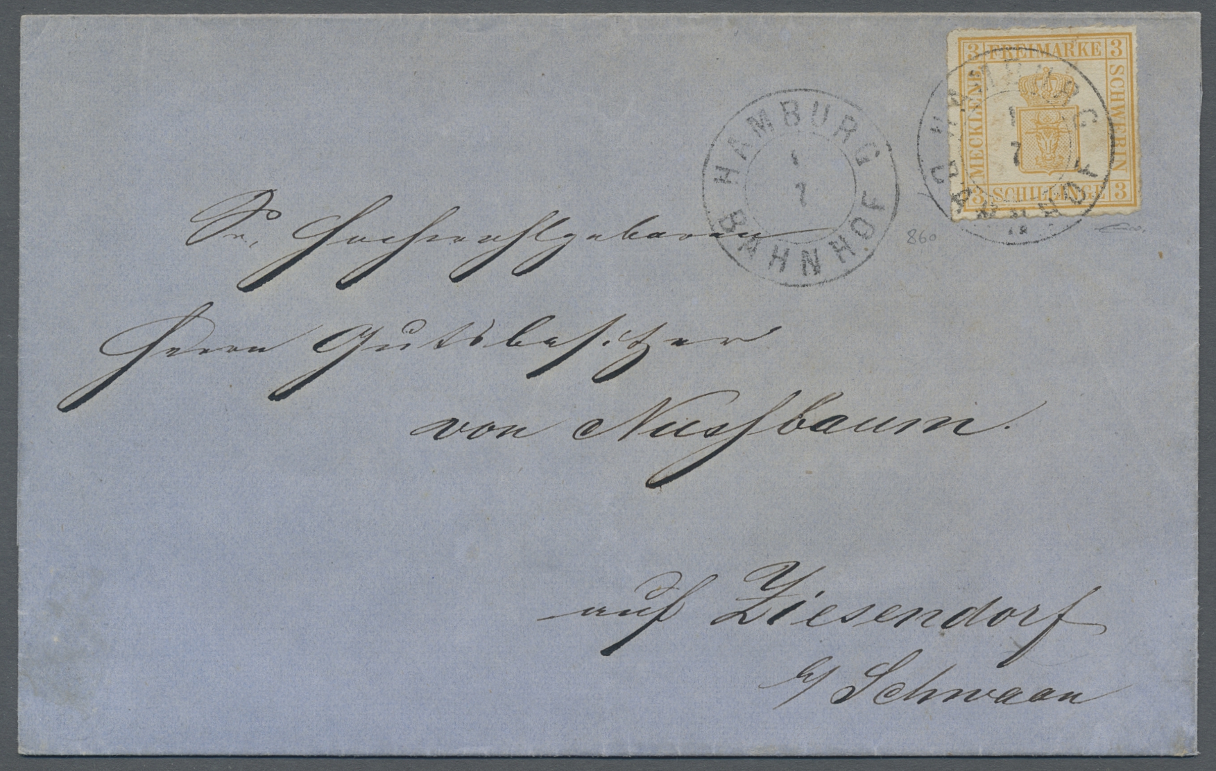 Lot 402 - Mecklenburg-Schwerin - Marken und Briefe  -  Auktionshaus Edgar Mohrmann & Co. Internat. Briefmarken-Auktionen GmhH Auction #211  