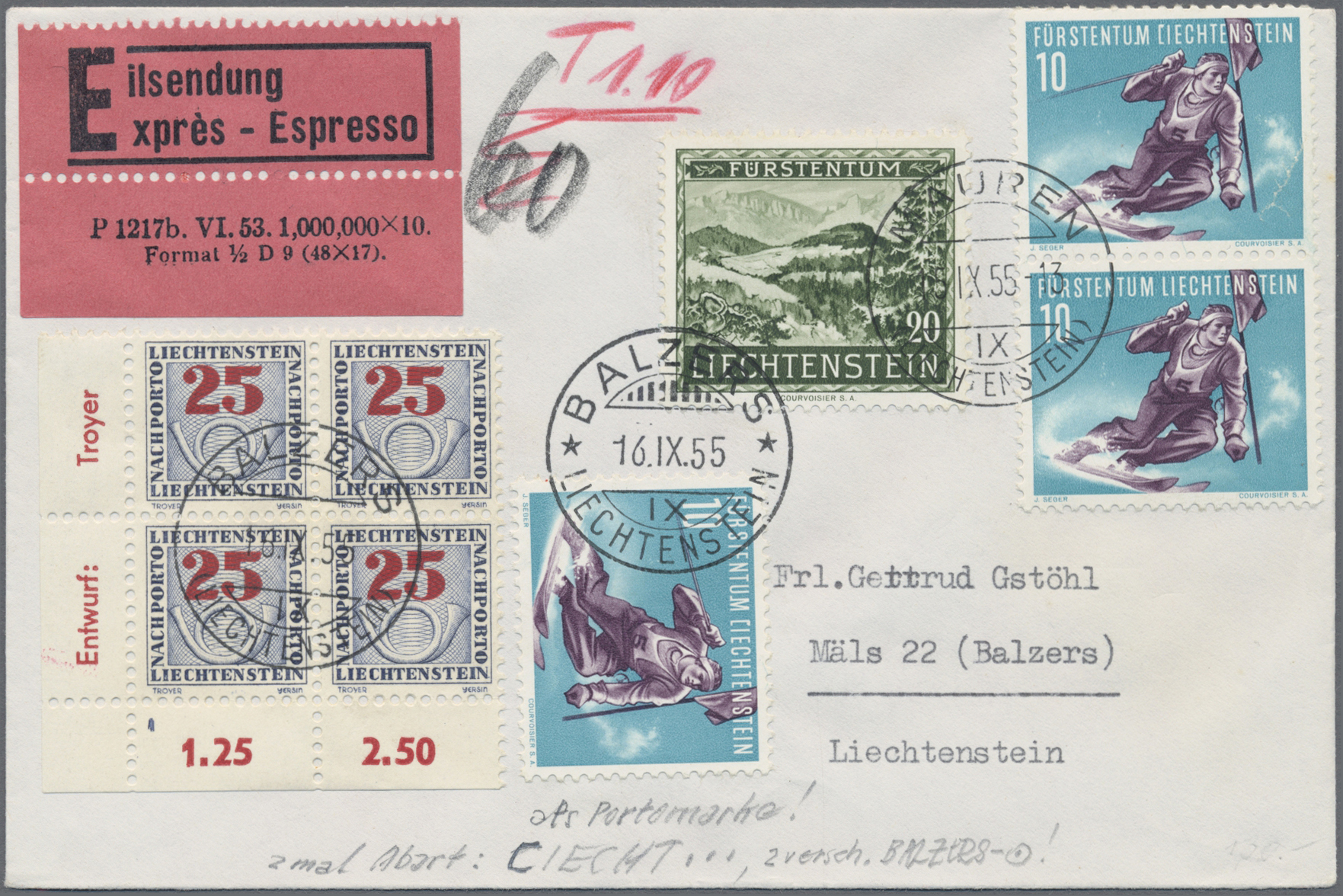 Lot 03038 - Liechtenstein - Auktionshaus Christoph Gärtner GmbH & Co. KG 58th AUCTION - Day 2 Lot 03038 - Liechtenstein - Auktionshaus Christoph Gärtner GmbH & Co. KG 58th AUCTION - Day 2
