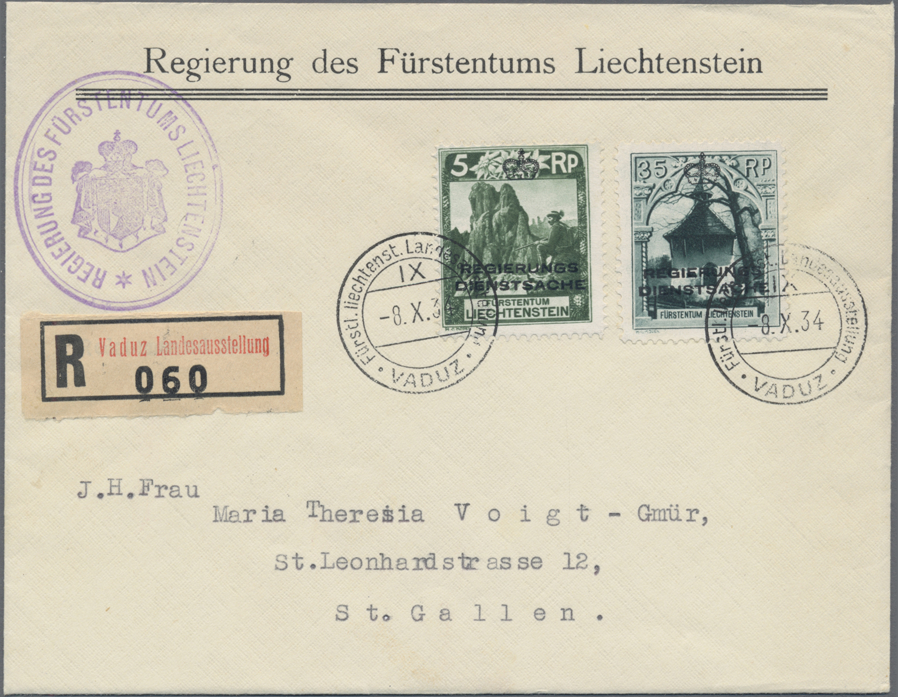Lot 03045 - liechtenstein - dienstmarken - Auktionshaus Christoph Gärtner GmbH & Co. KG 58th AUCTION - Day 2 Lot 03045 - liechtenstein - dienstmarken - Auktionshaus Christoph Gärtner GmbH & Co. KG 58th AUCTION - Day 2