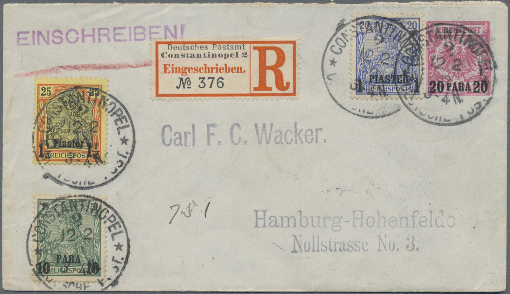 Stamp Auction Deutsche Post in der Türkei Ganzsachen Sale 46