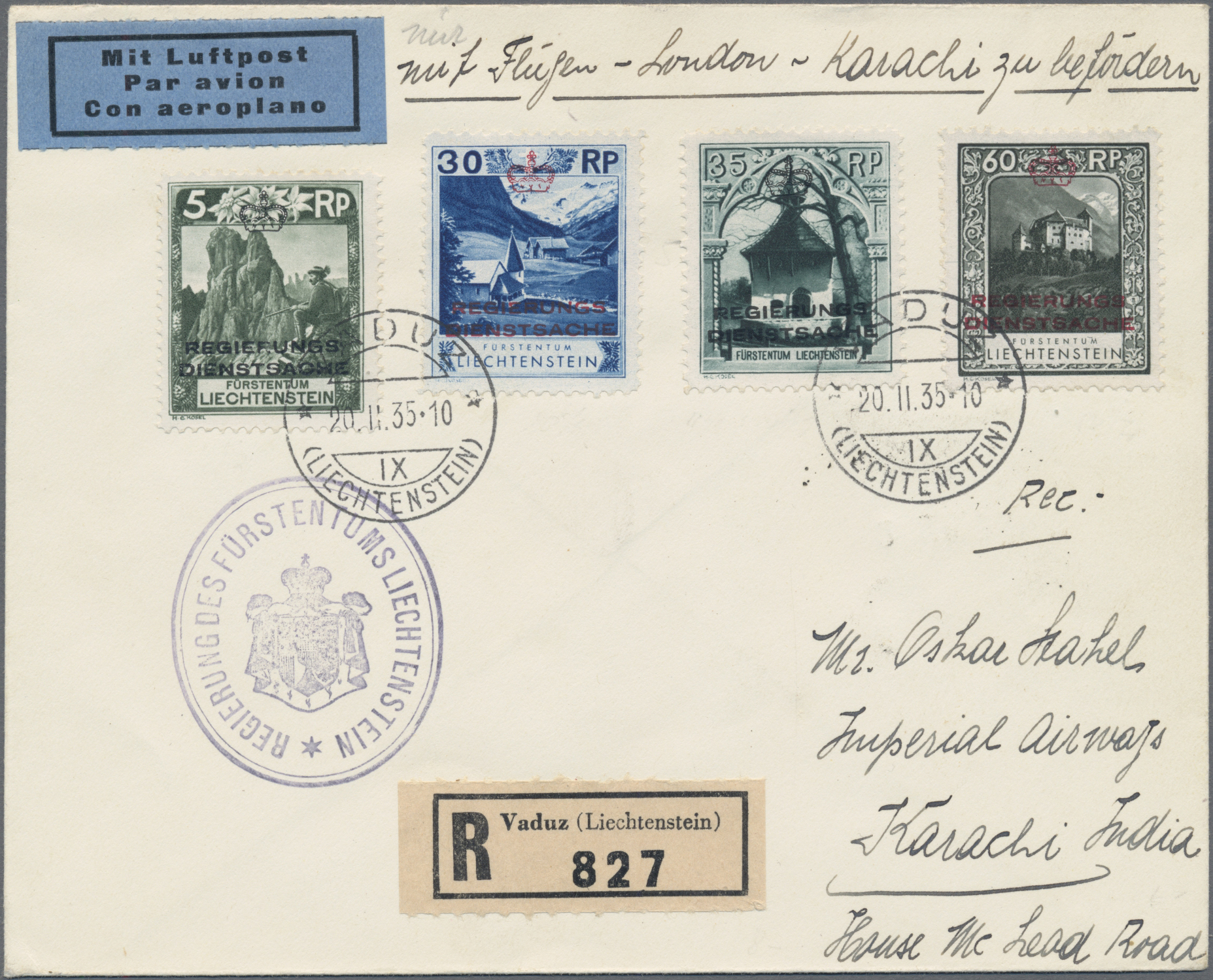 Lot 03049 - liechtenstein - dienstmarken - Auktionshaus Christoph Gärtner GmbH & Co. KG 58th AUCTION - Day 2 Lot 03049 - liechtenstein - dienstmarken - Auktionshaus Christoph Gärtner GmbH & Co. KG 58th AUCTION - Day 2