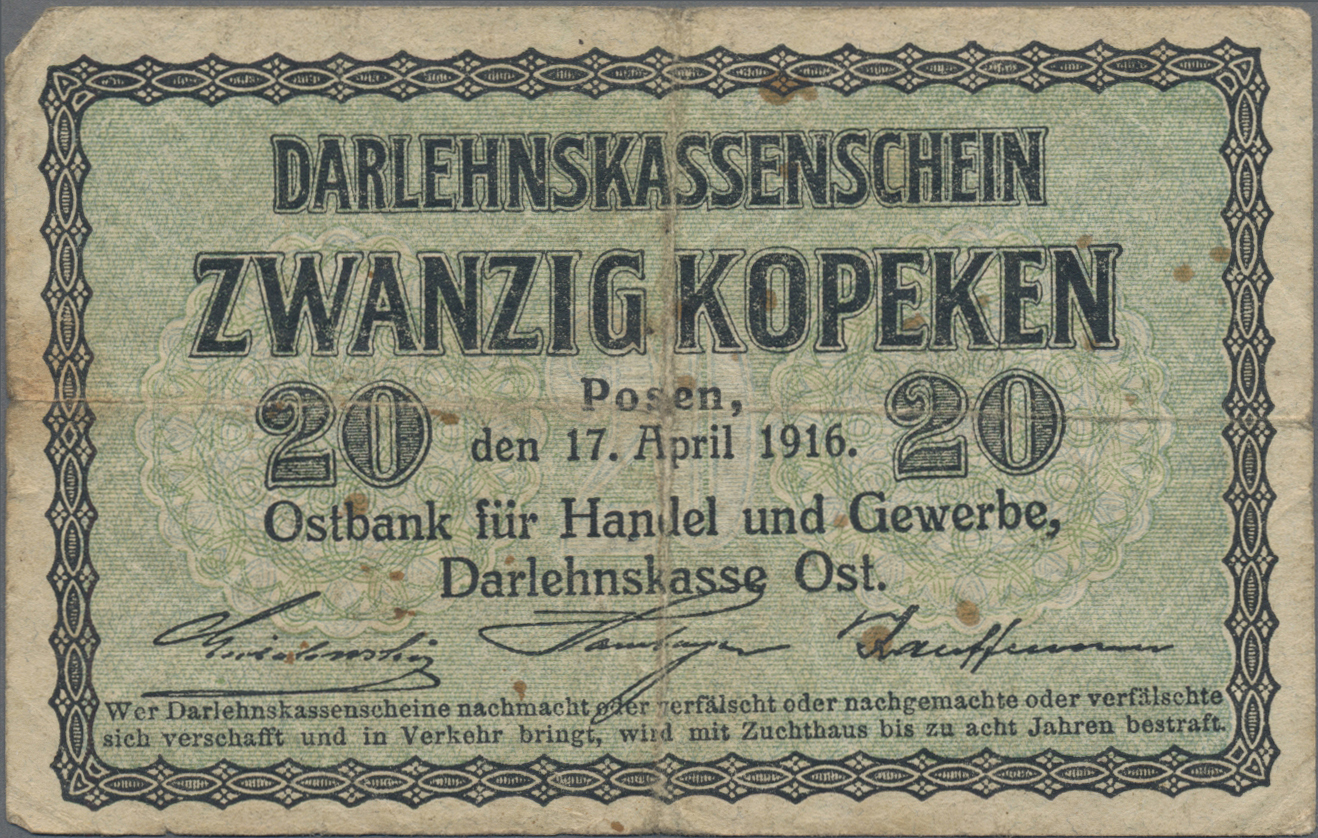 Lot 00534 - Alle Welt | Banknoten  -  Auktionshaus Christoph Gärtner GmbH & Co. KG 55th AUCTION - Day 1