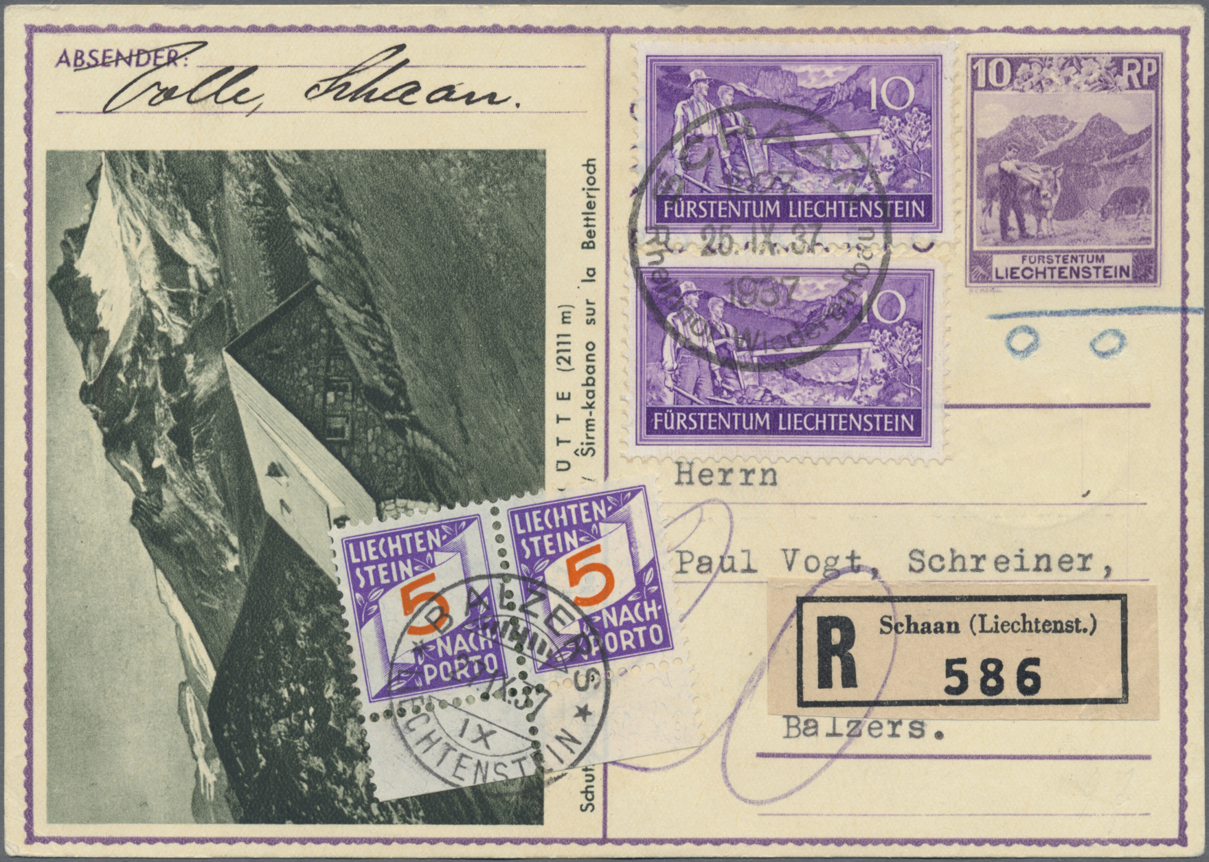 Lot 03085 - liechtenstein - ganzsachen  -  Auktionshaus Christoph Gärtner GmbH & Co. KG 58th AUCTION - Day 2