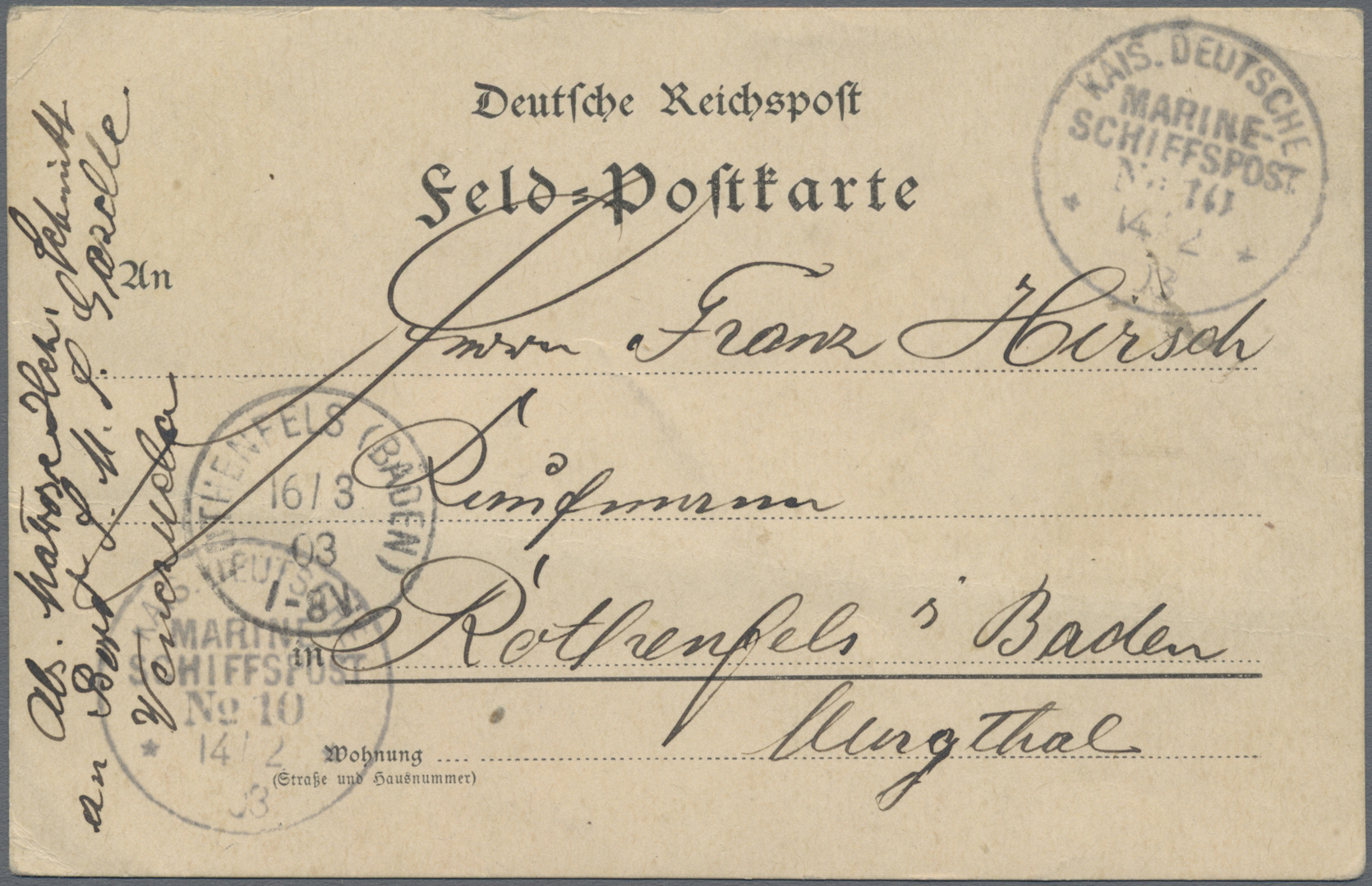 Lot 118 - Deutsche Schiffspost - Marine - Auction #211 Lot 118 - Deutsche Schiffspost - Marine - Auction #211