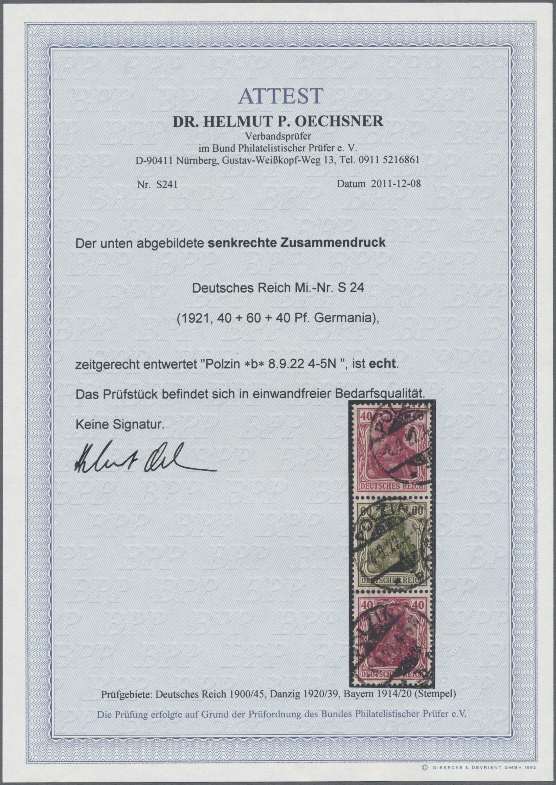 Lot 23401 - Deutsches Reich - Zusammendrucke  -  Auktionshaus Christoph Gärtner GmbH & Co. KG 50th Auction Anniversary Auction - Day 7