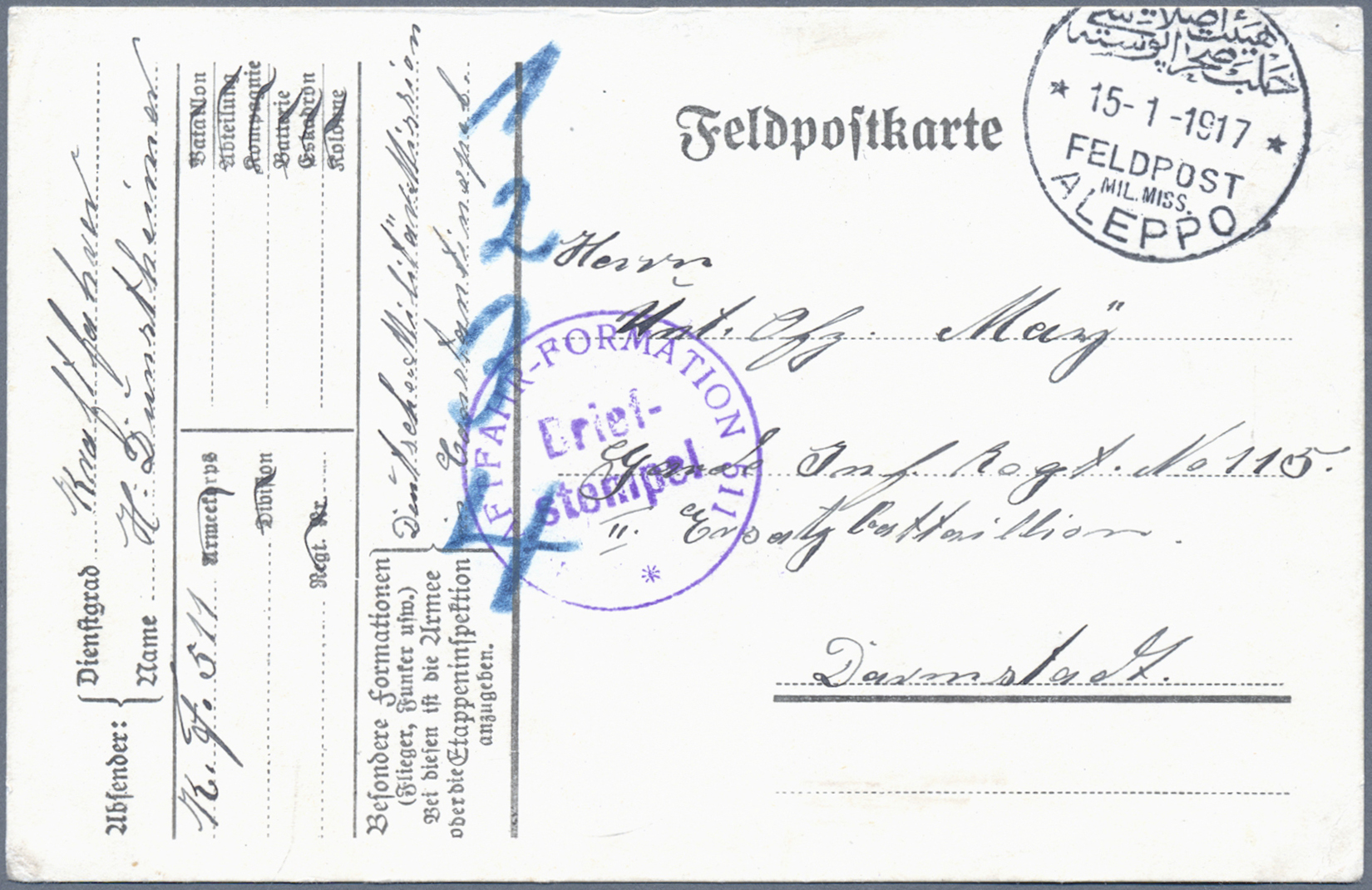 Lot 05670 - Militärmission in der Türkei - Auktionshaus Christoph Gärtner GmbH & Co. KG 57th AUCTION - Day 3 Lot 05670 - Militärmission in der Türkei - Auktionshaus Christoph Gärtner GmbH & Co. KG 57th AUCTION - Day 3