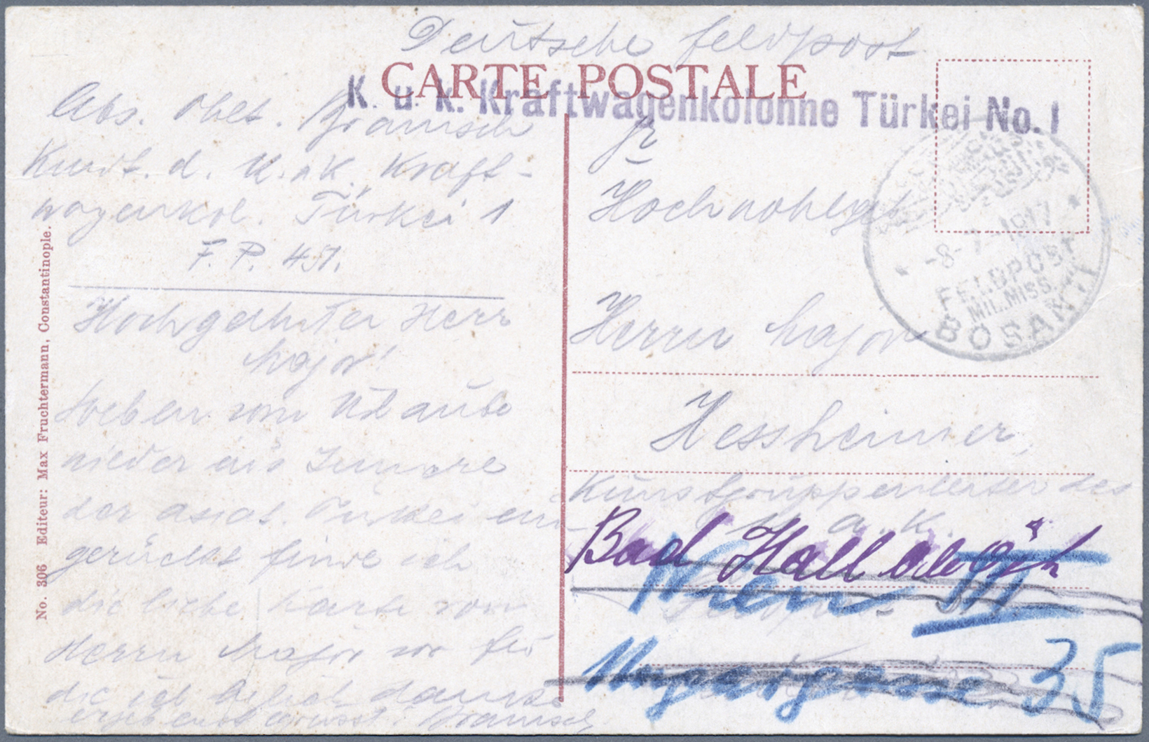 Lot 05668 - Militärmission in der Türkei - Auktionshaus Christoph Gärtner GmbH & Co. KG 57th AUCTION - Day 3 Lot 05668 - Militärmission in der Türkei - Auktionshaus Christoph Gärtner GmbH & Co. KG 57th AUCTION - Day 3