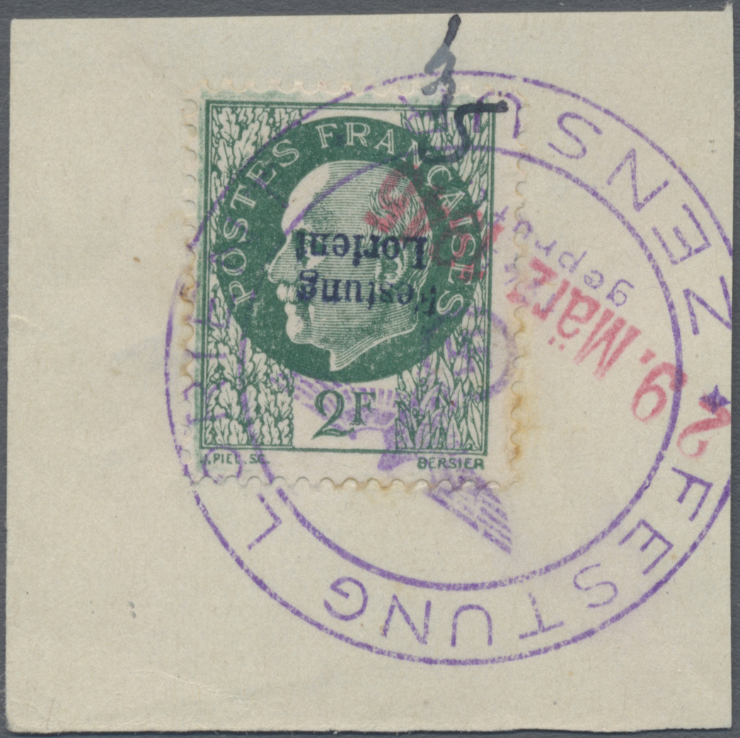 Lot 10717 - Dt. Besetzung II WK - Frankreich - Festung Lorient  -  Auktionshaus Christoph Gärtner GmbH & Co. KG 58th AUCTION - Day 3