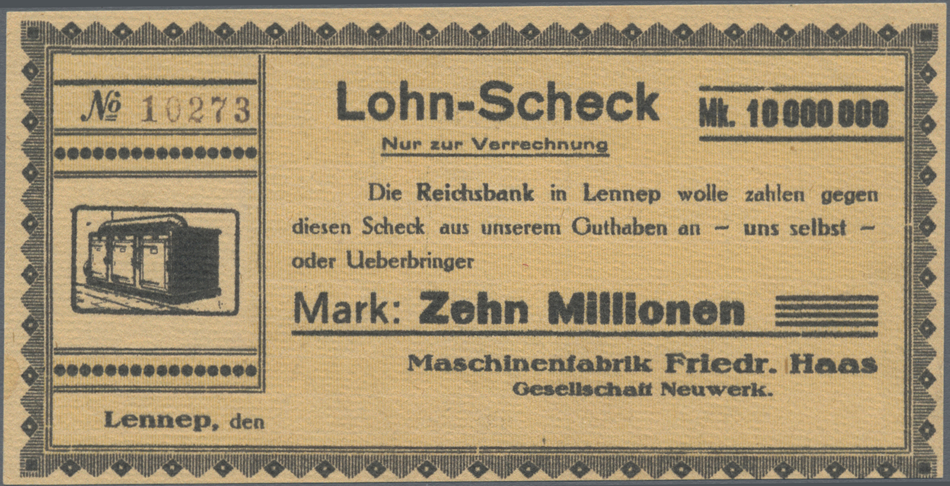 Lot 00759 - Deutschland - Notgeld - Rheinland | Banknoten  -  Auktionshaus Christoph Gärtner GmbH & Co. KG 56th AUCTION - Day 1