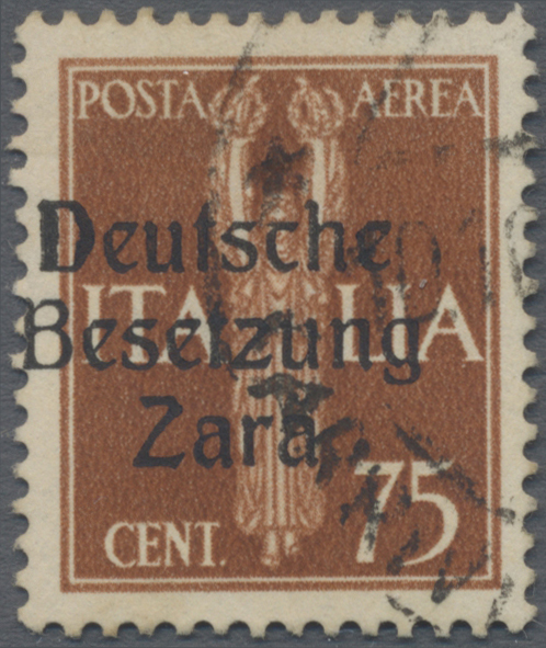 Lot 06048 - Dt. Besetzung II WK - Zara - Auktionshaus Christoph Gärtner GmbH & Co. KG 58th AUCTION - Day 2 Lot 06048 - Dt. Besetzung II WK - Zara - Auktionshaus Christoph Gärtner GmbH & Co. KG 58th AUCTION - Day 2