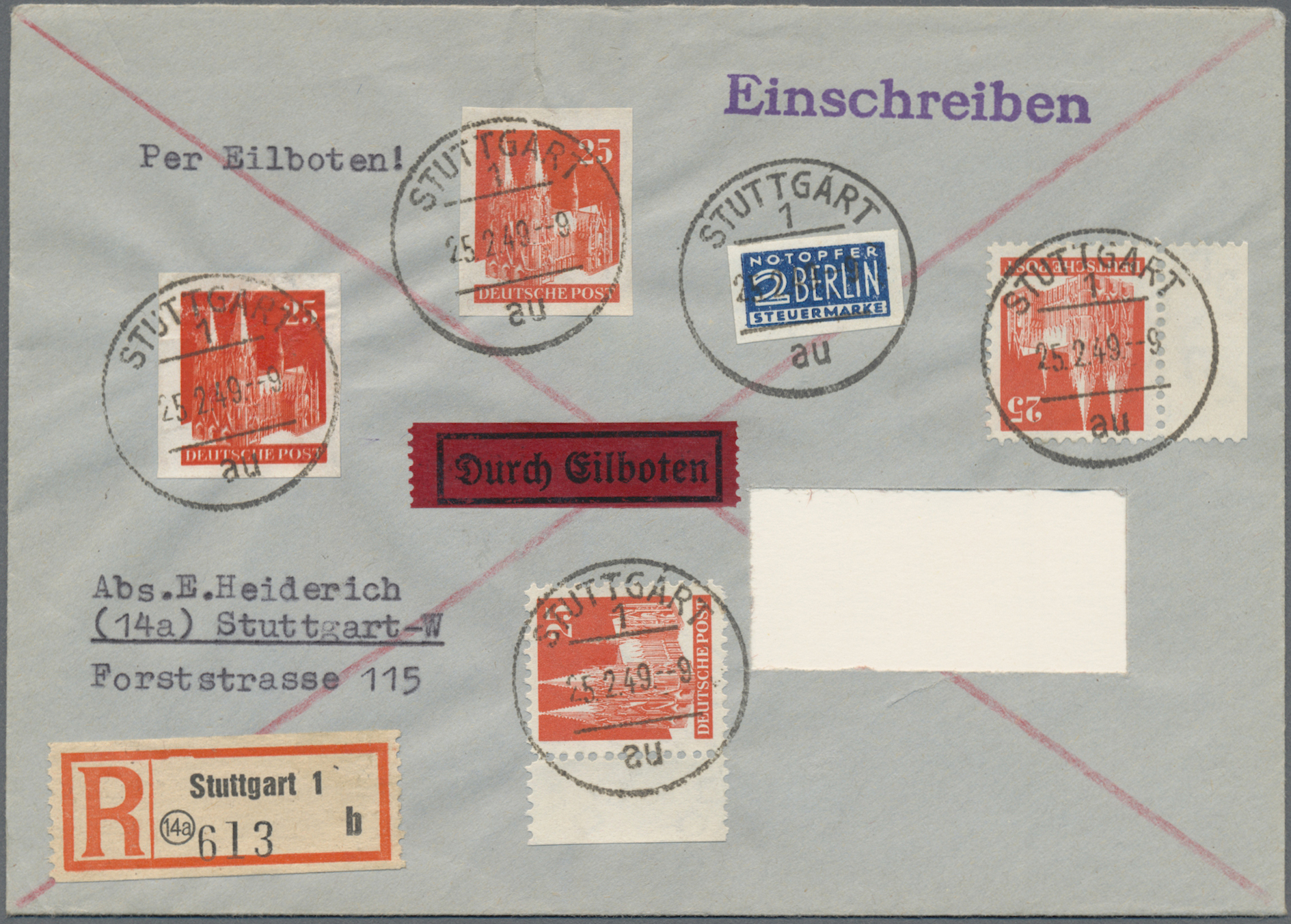 Lot 06717 - bizone - Auktionshaus Christoph Gärtner GmbH & Co. KG 57th AUCTION - Day 3 Lot 06717 - bizone - Auktionshaus Christoph Gärtner GmbH & Co. KG 57th AUCTION - Day 3