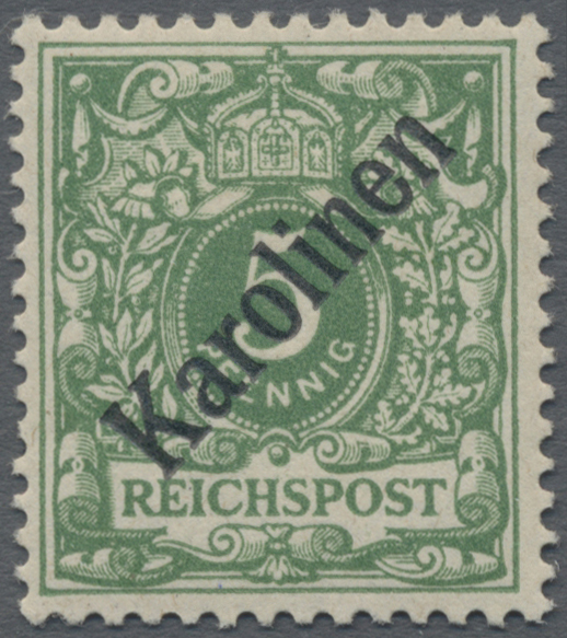 Lot 05781 - Deutsche Kolonien - Karolinen - Auktionshaus Christoph Gärtner GmbH & Co. KG 57th AUCTION - Day 3 Lot 05781 - Deutsche Kolonien - Karolinen - Auktionshaus Christoph Gärtner GmbH & Co. KG 57th AUCTION - Day 3