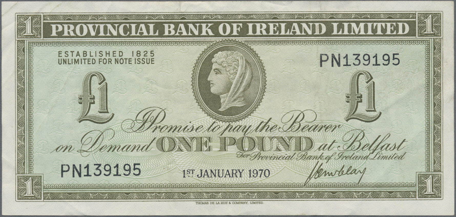 Lot 01601 - Northern Ireland / Nordirland | Banknoten  -  Auktionshaus Christoph Gärtner GmbH & Co. KG 58th AUCTION - Day 1
