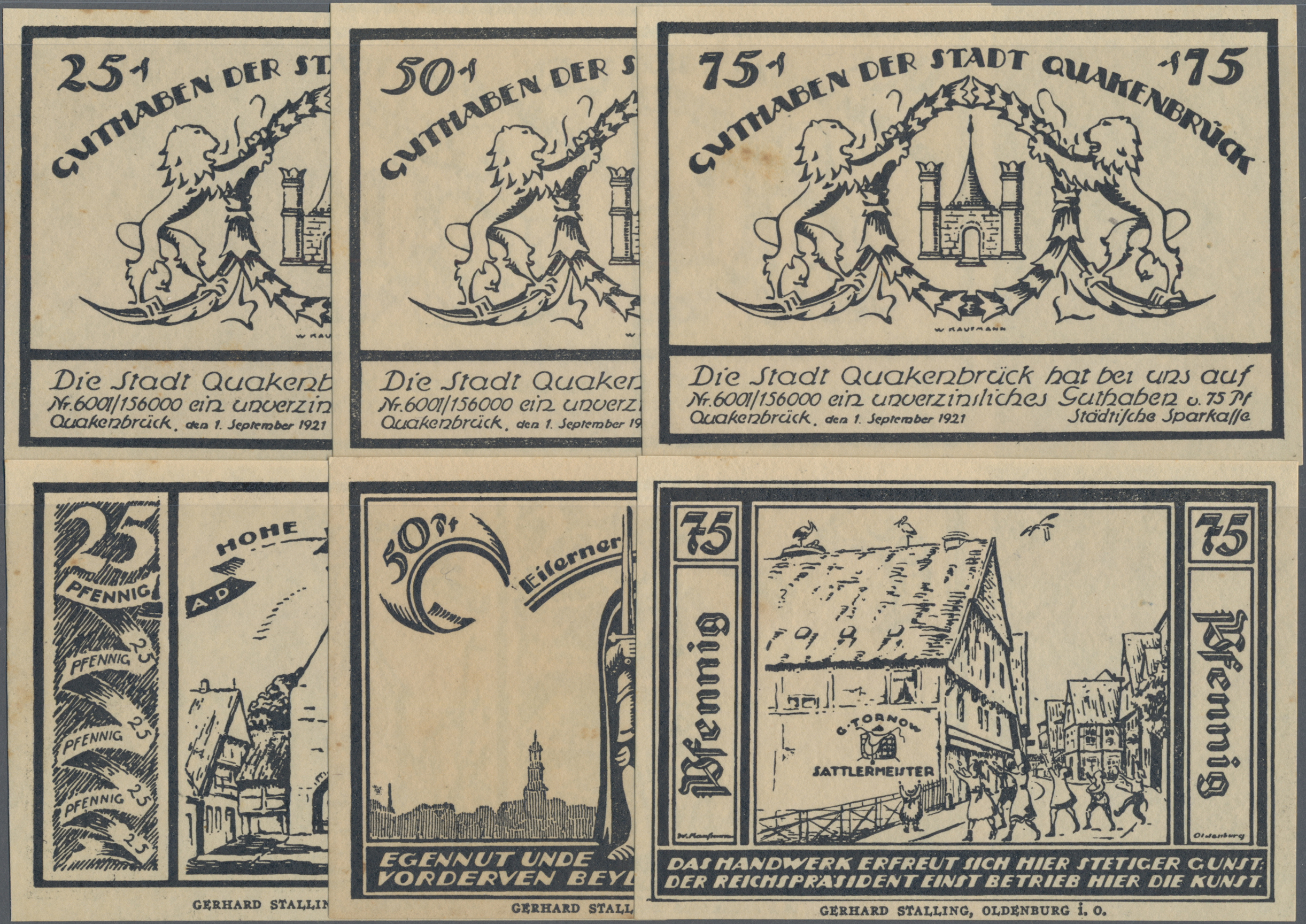 Lot 01886 - Deutschland - Notgeld - Niedersachsen | Banknoten - Auktionshaus Christoph Gärtner GmbH & Co. KG 58th AUCTION - Day 1 Lot 01886 - Deutschland - Notgeld - Niedersachsen | Banknoten - Auktionshaus Christoph Gärtner GmbH & Co. KG 58th AUCTION - Day 1