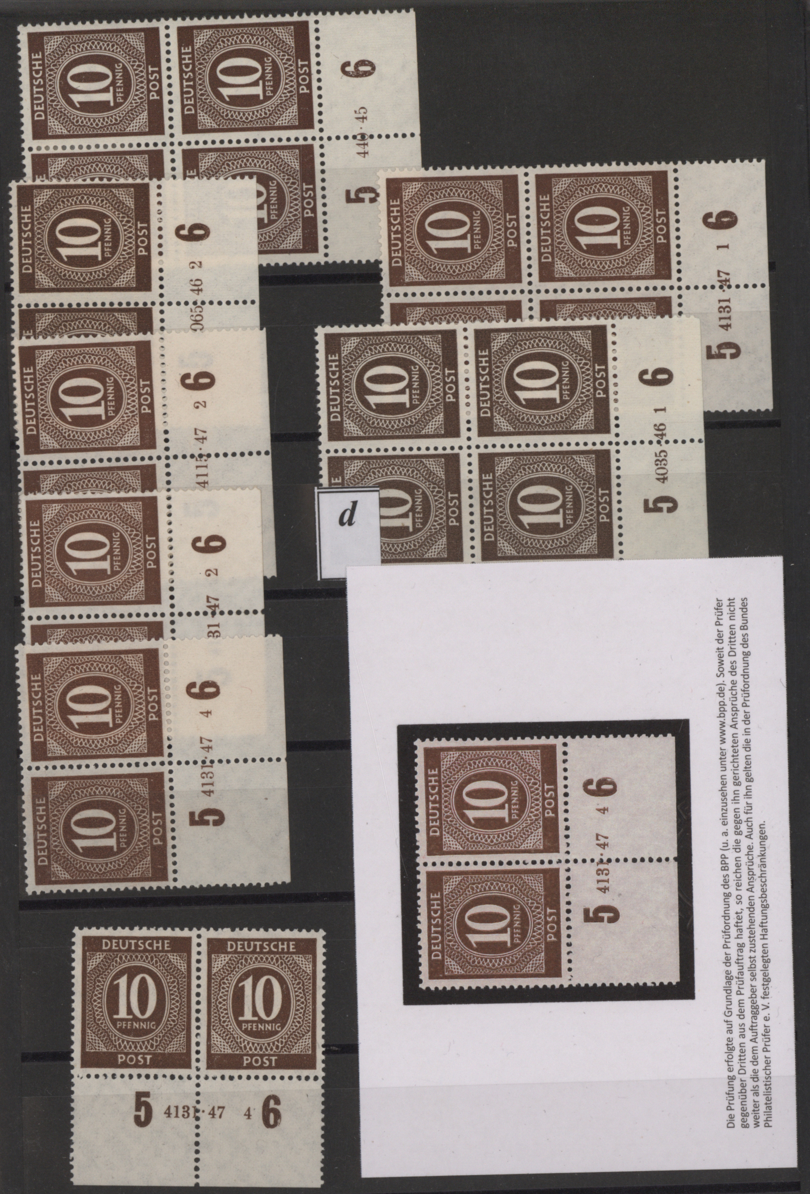 Lot 10731 - Alliierte Besetzung - Gemeinschaftsausgabe - Auktionshaus Christoph Gärtner GmbH & Co. KG 59th AUCTION - day 5 Lot 10731 - Alliierte Besetzung - Gemeinschaftsausgabe - Auktionshaus Christoph Gärtner GmbH & Co. KG 59th AUCTION - day 5