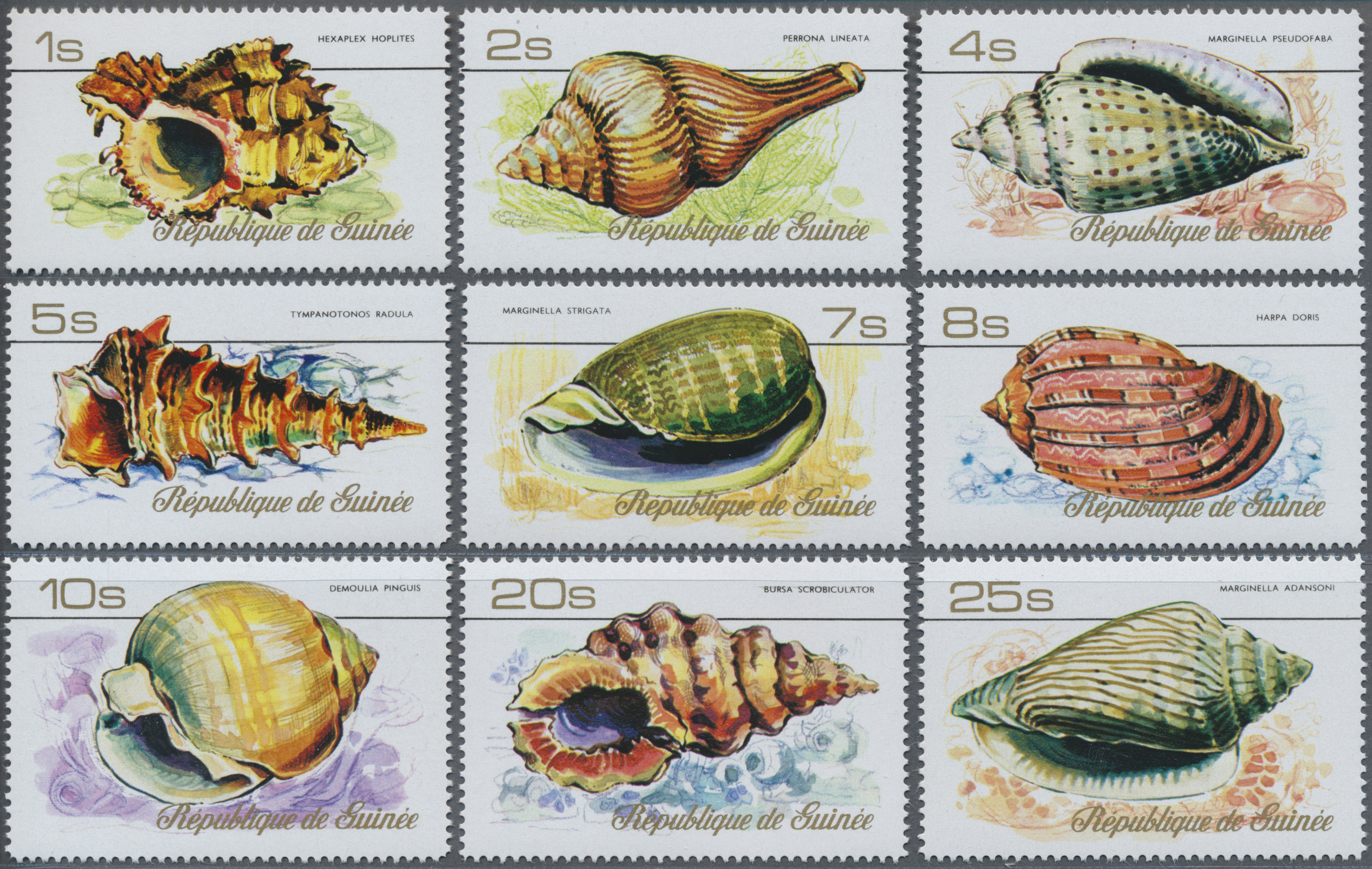 Stamp Auction - thematik: tiere-meerestiere-muscheln / animals-sea animals- shells - Collections Overseas / Europe Auction #42 Day 6, lot 22094