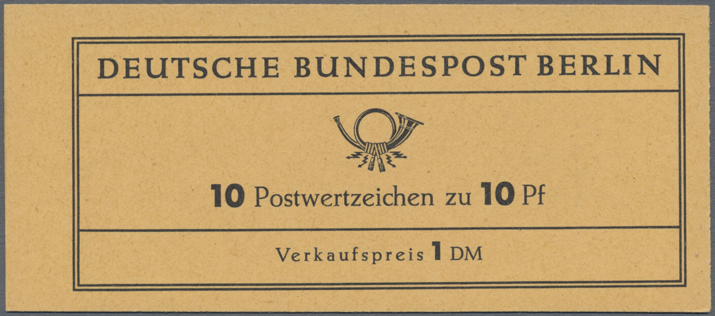Lot 06549 - berlin - markenheftchen - Auktionshaus Christoph Gärtner GmbH & Co. KG 57th AUCTION - Day 3 Lot 06549 - berlin - markenheftchen - Auktionshaus Christoph Gärtner GmbH & Co. KG 57th AUCTION - Day 3