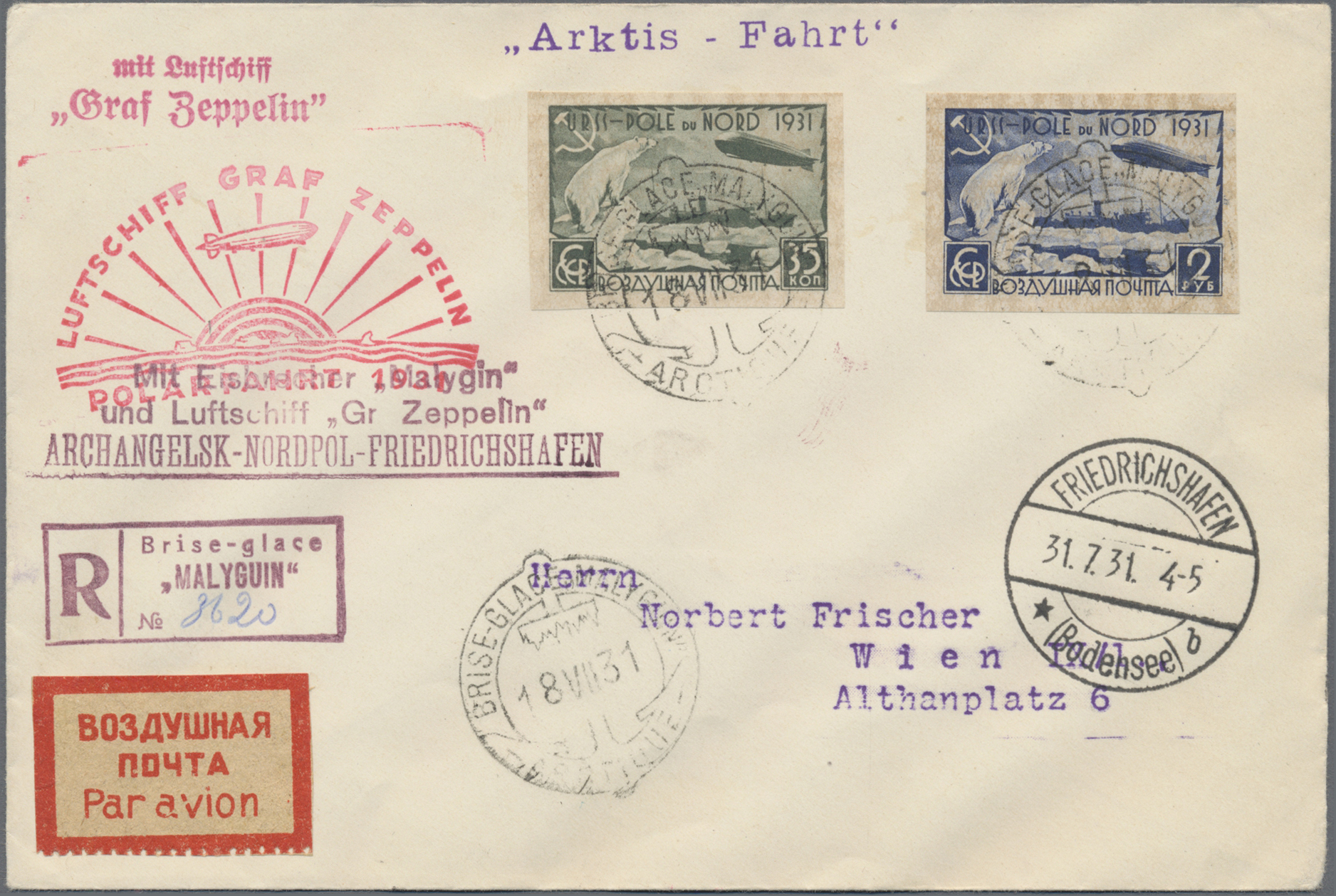 Lot 02277 - zeppelinpost deutschland  -  Auktionshaus Christoph Gärtner GmbH & Co. KG 58th AUCTION - Day 2