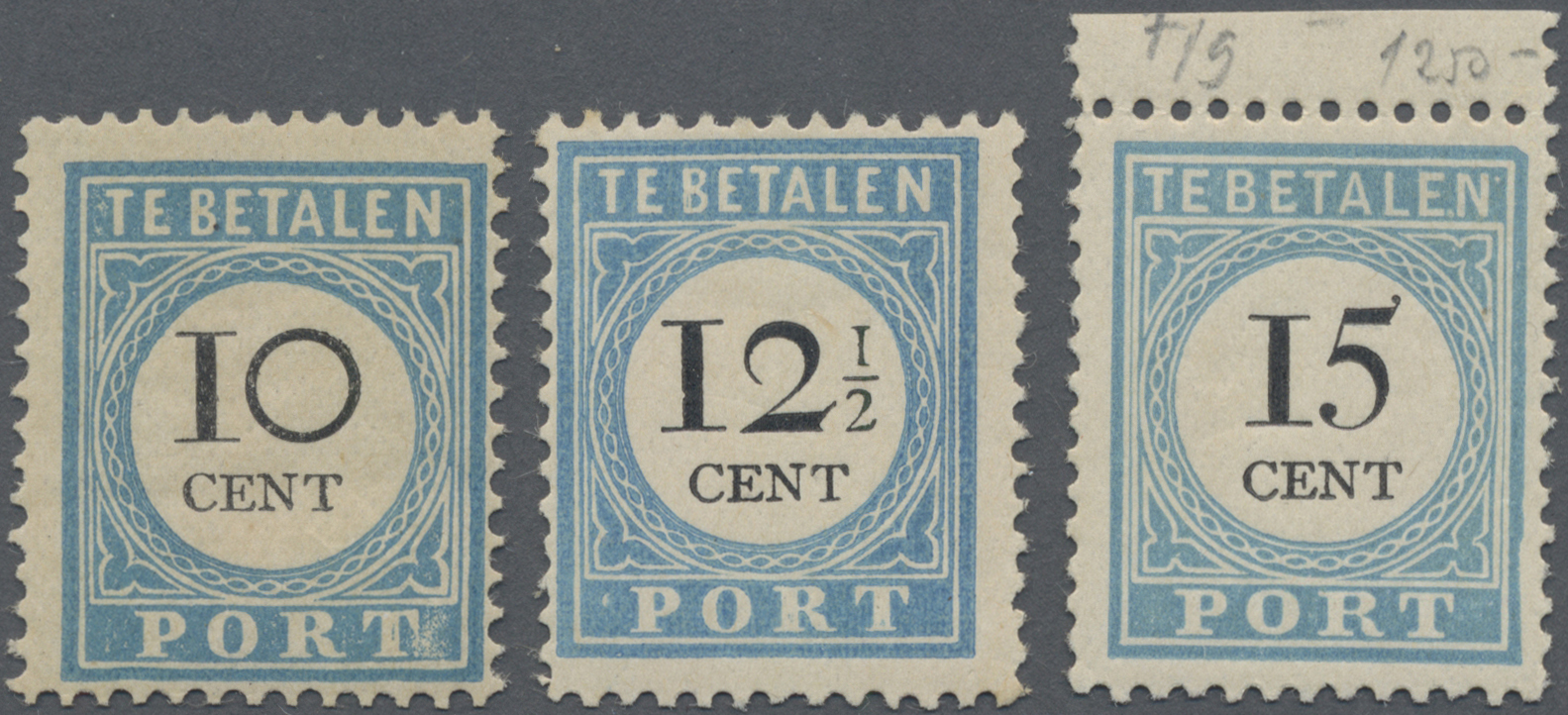 Lot 03773 - niederlande - portomarken  -  Auktionshaus Christoph Gärtner GmbH & Co. KG 57th AUCTION - Day 2