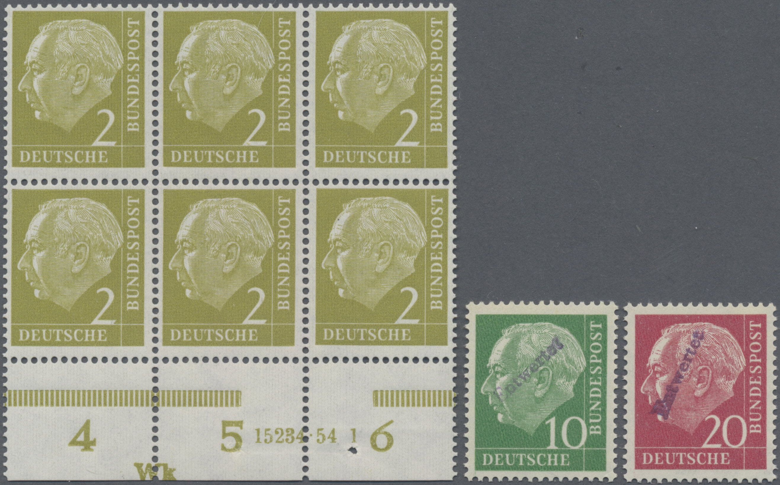 Lot 06760 - bundesrepublik deutschland - Auktionshaus Christoph Gärtner GmbH & Co. KG 55th AUCTION - Day 3 Lot 06760 - bundesrepublik deutschland - Auktionshaus Christoph Gärtner GmbH & Co. KG 55th AUCTION - Day 3