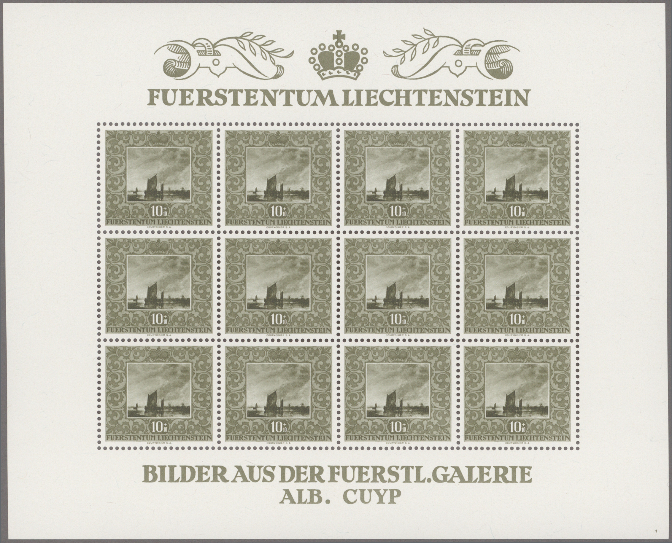 Lot 03731 - Liechtenstein - Auktionshaus Christoph Gärtner GmbH & Co. KG 57th AUCTION - Day 2 Lot 03731 - Liechtenstein - Auktionshaus Christoph Gärtner GmbH & Co. KG 57th AUCTION - Day 2
