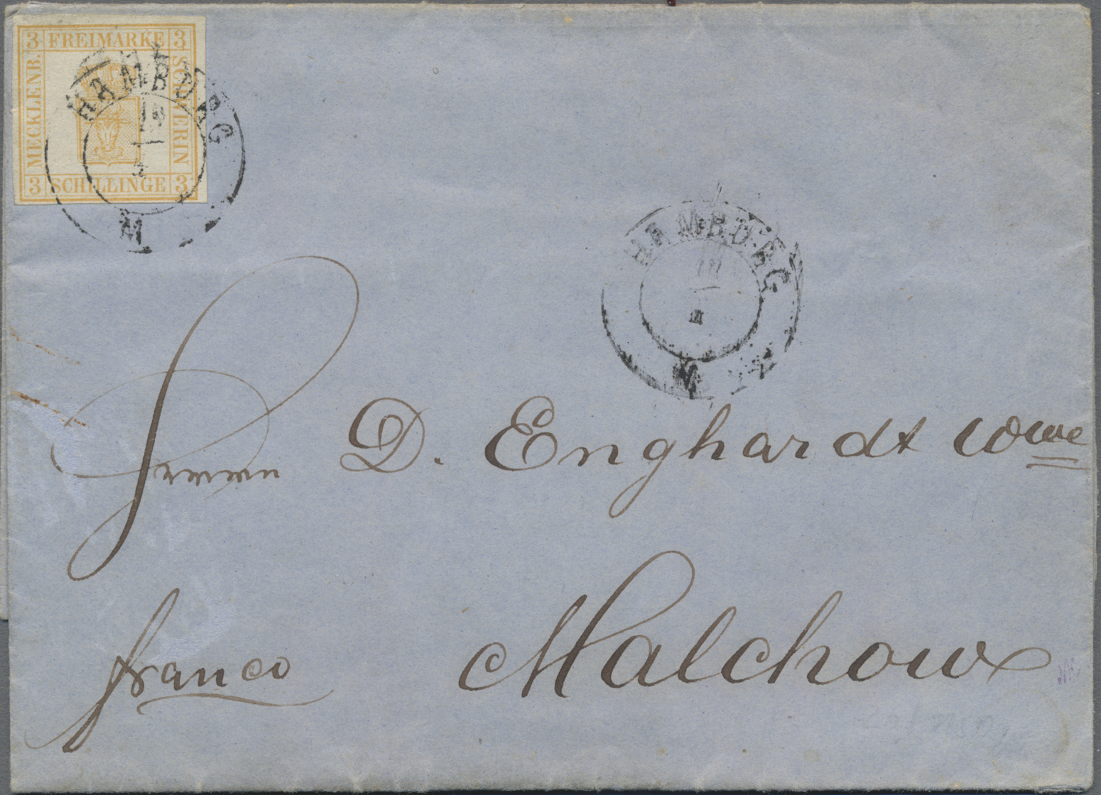 Lot 02978 - Mecklenburg-Schwerin - Marken und Briefe - Auktionshaus Christoph Gärtner GmbH & Co. KG 53rd AUCTION - Day 3 Germany Lot 02978 - Mecklenburg-Schwerin - Marken und Briefe - Auktionshaus Christoph Gärtner GmbH & Co. KG 53rd AUCTION - Day 3 Germany