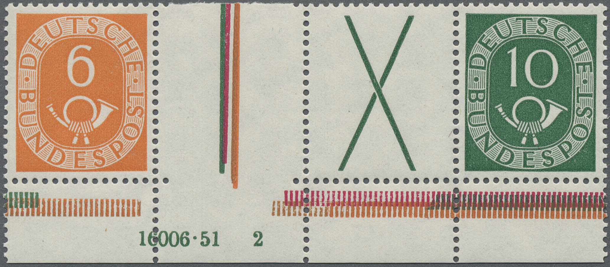 Lot 06733 - Bundesrepublik - Zusammendrucke  -  Auktionshaus Christoph Gärtner GmbH & Co. KG 58th AUCTION - Day 2