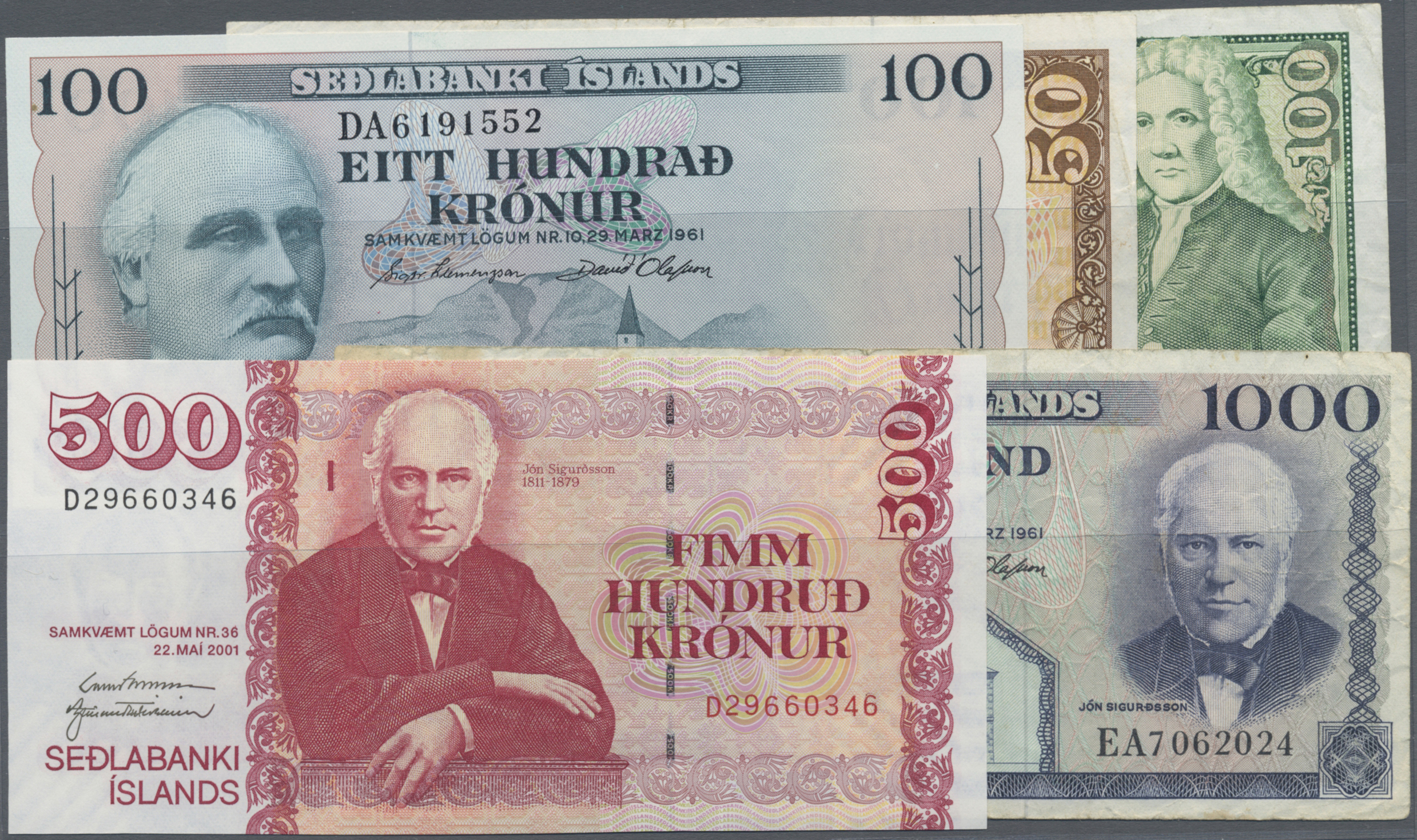 Lot 00410 - Iceland / Island | Banknoten  -  Auktionshaus Christoph Gärtner GmbH & Co. KG 56th AUCTION - Day 1