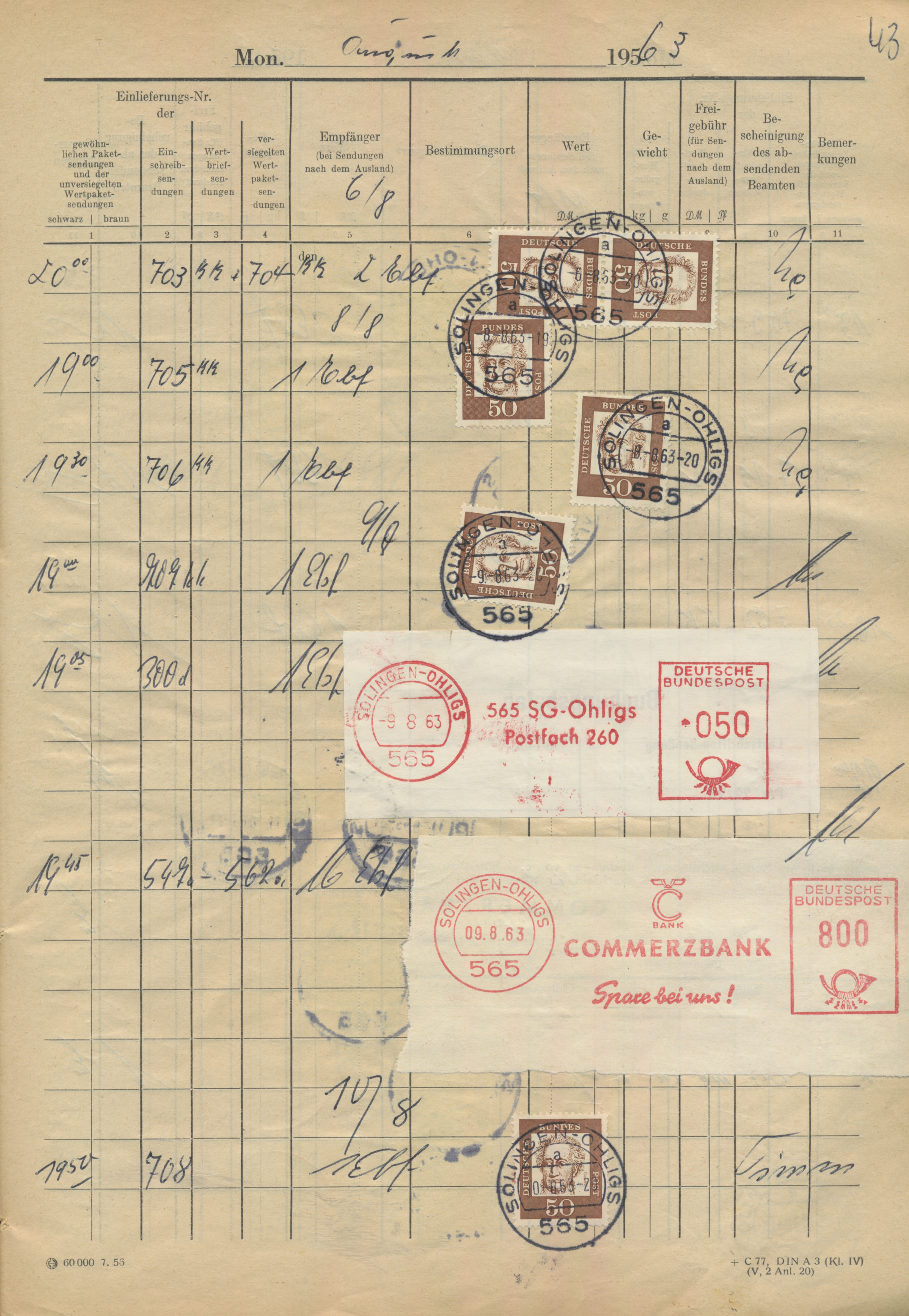 Lot 11943 - bundesrepublik deutschland  -  Auktionshaus Christoph Gärtner GmbH & Co. KG 57th AUCTION - Day 5