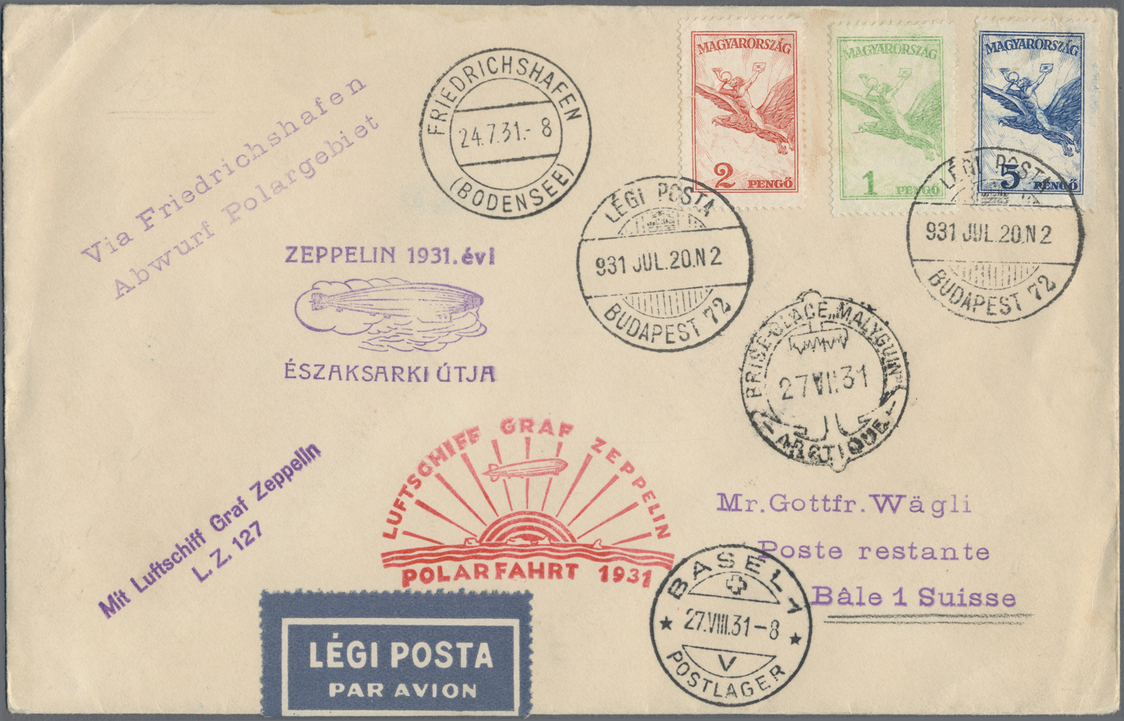 Lot 02275 - zeppelinpost deutschland  -  Auktionshaus Christoph Gärtner GmbH & Co. KG 58th AUCTION - Day 2