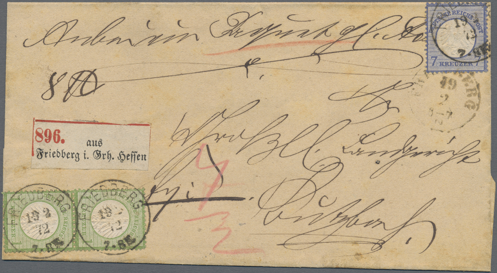 Lot 720 - Deutsches Reich - Brustschild - Auktionshaus Edgar Mohrmann & Co. Internat. Briefmarken-Auktionen GmhH Auction #211 Lot 720 - Deutsches Reich - Brustschild - Auktionshaus Edgar Mohrmann & Co. Internat. Briefmarken-Auktionen GmhH Auction #211