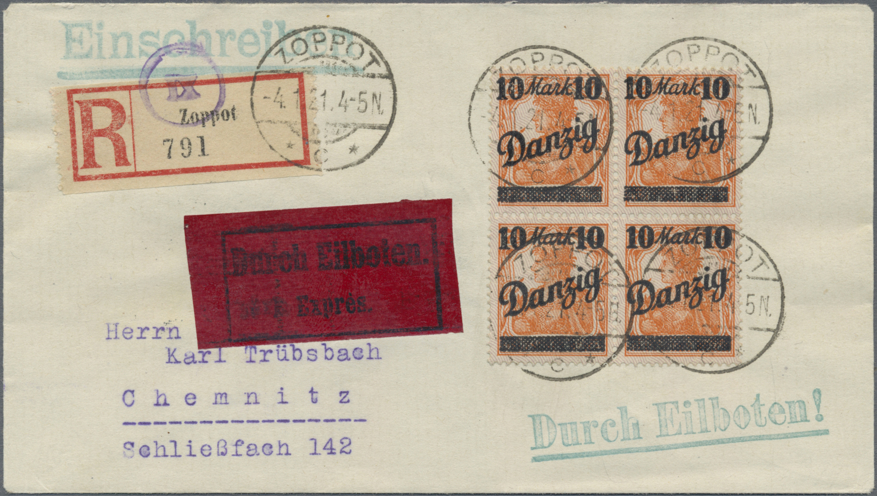 Lot 05837 - danzig - Auktionshaus Christoph Gärtner GmbH & Co. KG 58th AUCTION - Day 2 Lot 05837 - danzig - Auktionshaus Christoph Gärtner GmbH & Co. KG 58th AUCTION - Day 2