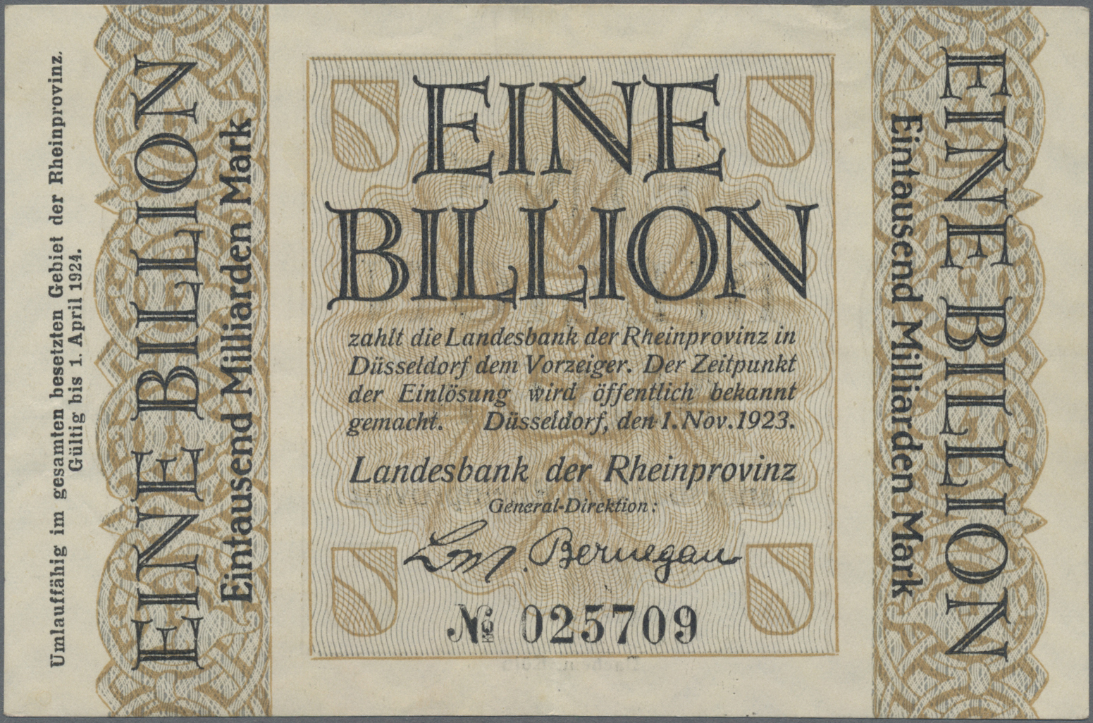 Lot 01815 - Deutschland - Länderscheine | Banknoten  -  Auktionshaus Christoph Gärtner GmbH & Co. KG 58th AUCTION - Day 1
