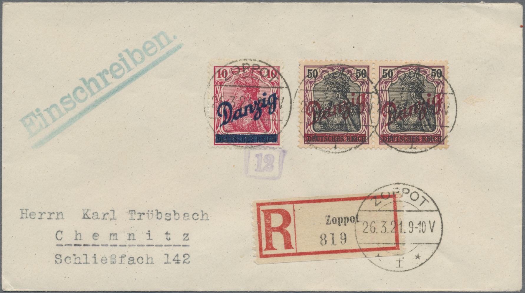 Lot 05828 - danzig - Auktionshaus Christoph Gärtner GmbH & Co. KG 58th AUCTION - Day 2 Lot 05828 - danzig - Auktionshaus Christoph Gärtner GmbH & Co. KG 58th AUCTION - Day 2