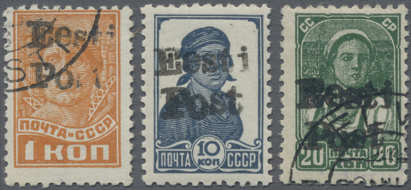 Lot 06061 - Dt. Besetzung II WK - Estland - Elwa - Auktionshaus Christoph Gärtner GmbH & Co. KG 57th AUCTION - Day 3 Lot 06061 - Dt. Besetzung II WK - Estland - Elwa - Auktionshaus Christoph Gärtner GmbH & Co. KG 57th AUCTION - Day 3