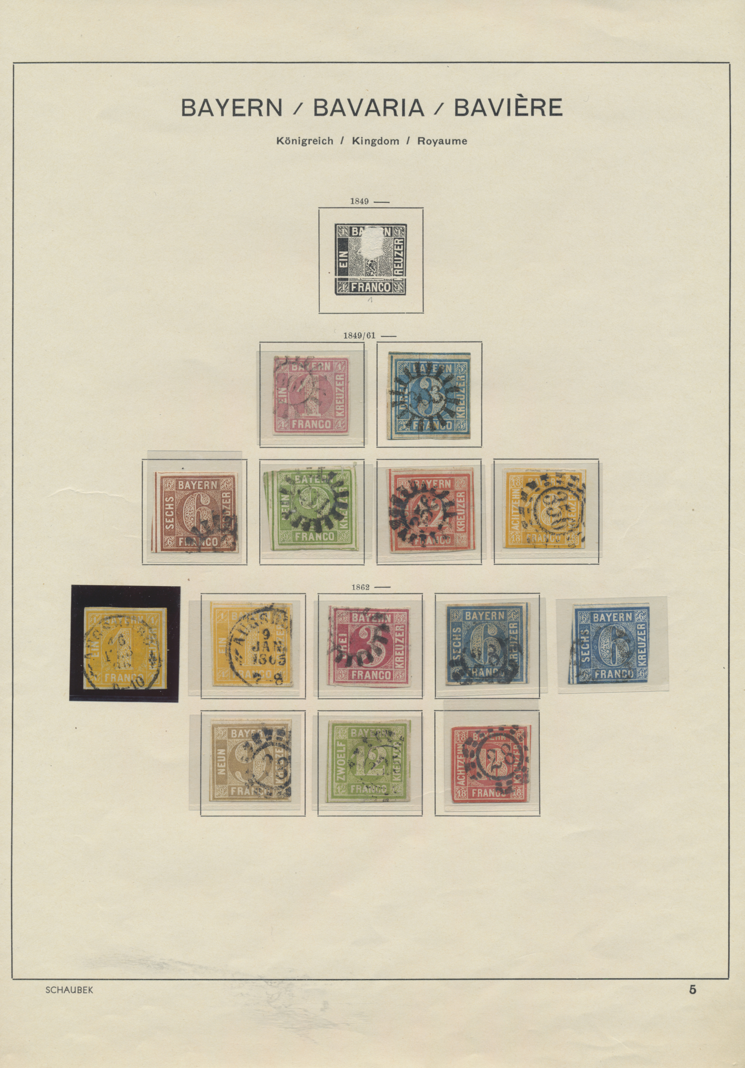 Lot 10181 - Bayern - Marken und Briefe - Auktionshaus Christoph Gärtner GmbH & Co. KG 57th AUCTION - Day 5 Lot 10181 - Bayern - Marken und Briefe - Auktionshaus Christoph Gärtner GmbH & Co. KG 57th AUCTION - Day 5