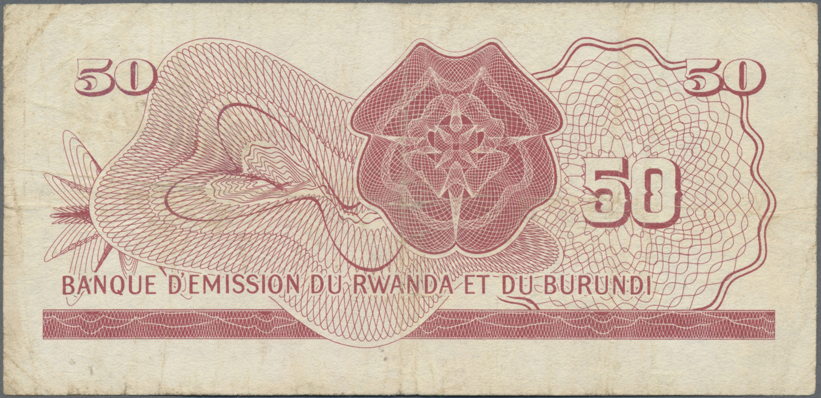 Stamp Auction Rwanda Burundi Ruanda Burundi Banknoten 53rd