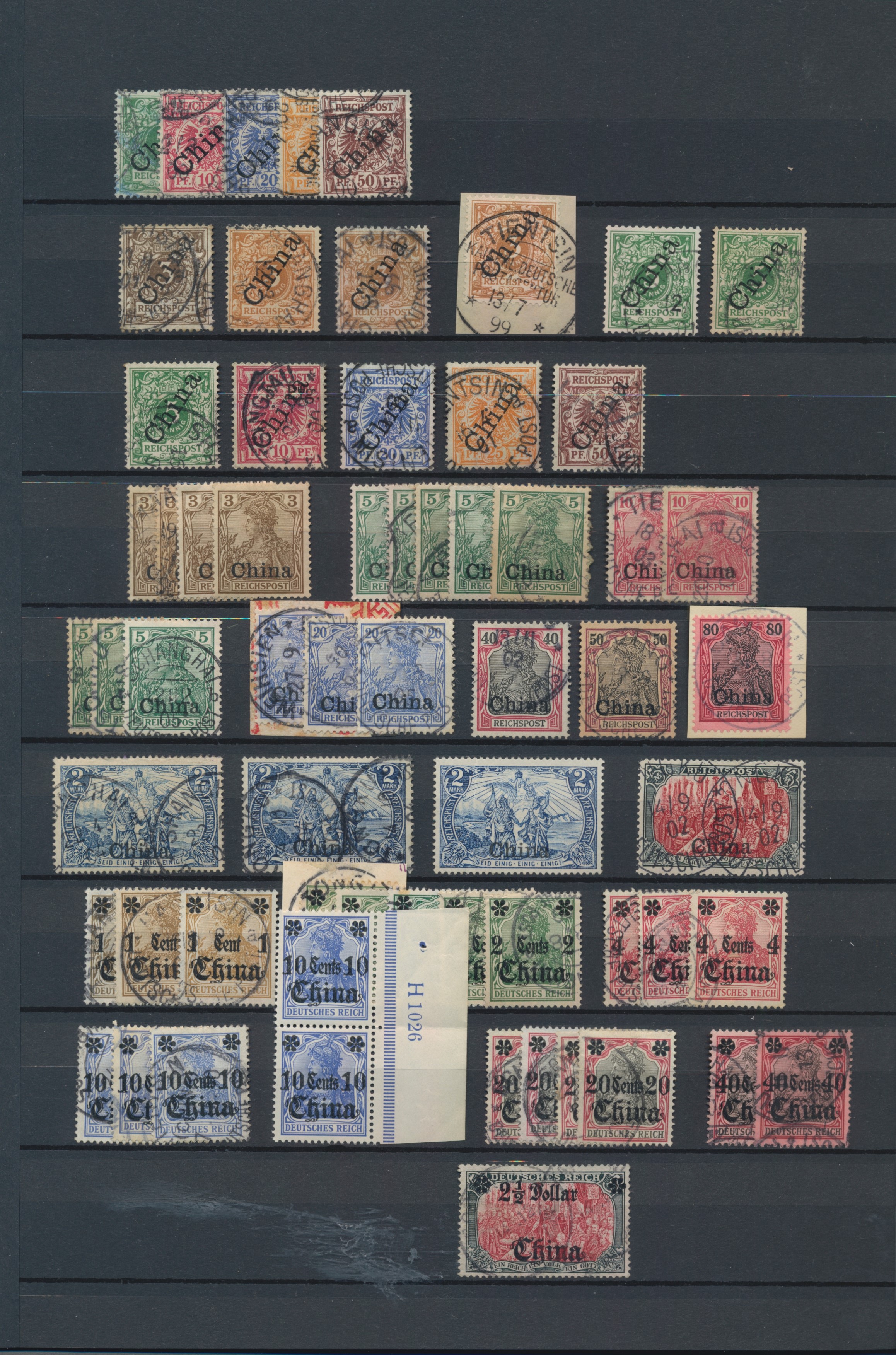 Lot 10956 - deutsche auslandspostämter - Auktionshaus Christoph Gärtner GmbH & Co. KG 57th AUCTION - Day 5 Lot 10956 - deutsche auslandspostämter - Auktionshaus Christoph Gärtner GmbH & Co. KG 57th AUCTION - Day 5