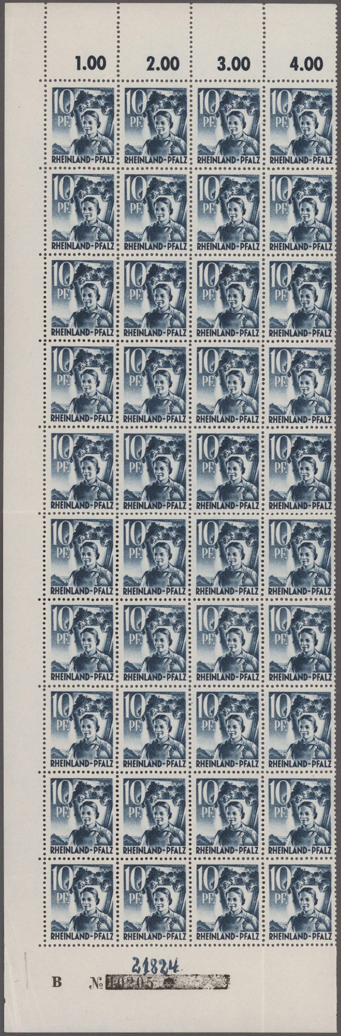Lot 15122 - Französische Zone - Rheinland Pfalz - Auktionshaus Christoph Gärtner GmbH & Co. KG 58th AUCTION - Day 5 Lot 15122 - Französische Zone - Rheinland Pfalz - Auktionshaus Christoph Gärtner GmbH & Co. KG 58th AUCTION - Day 5