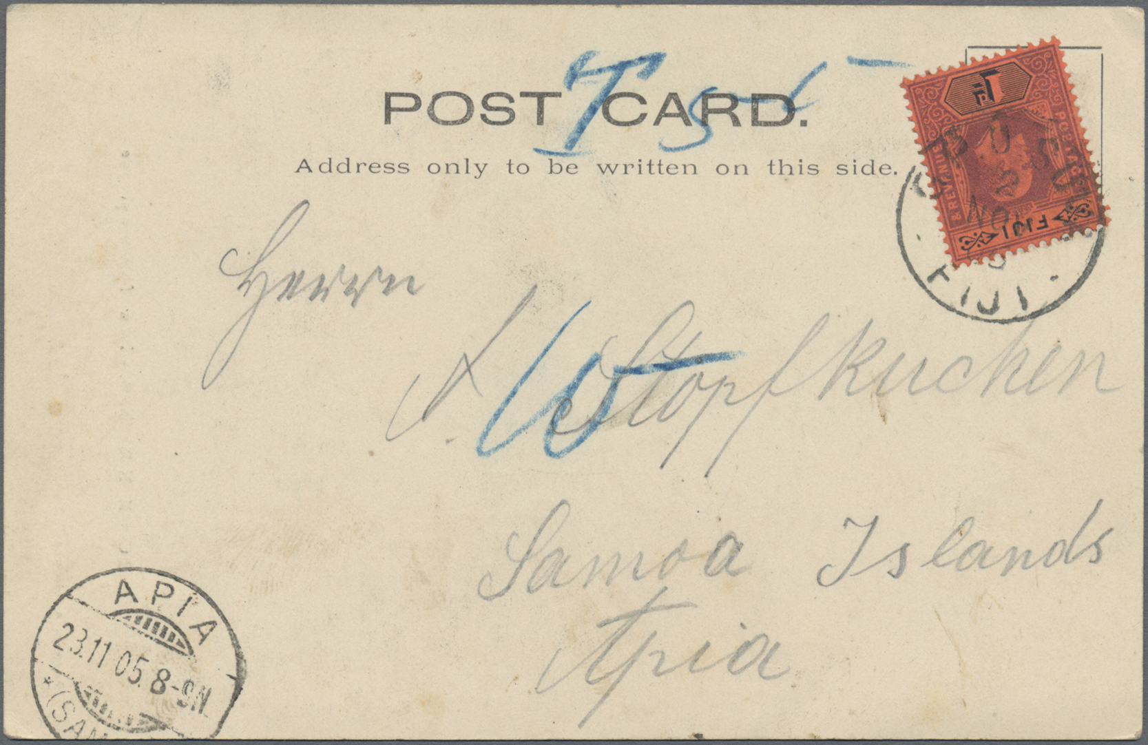 Lot 1359 - Deutsche Kolonien - Samoa - Besonderheiten - Auction #211 Lot 1359 - Deutsche Kolonien - Samoa - Besonderheiten - Auction #211