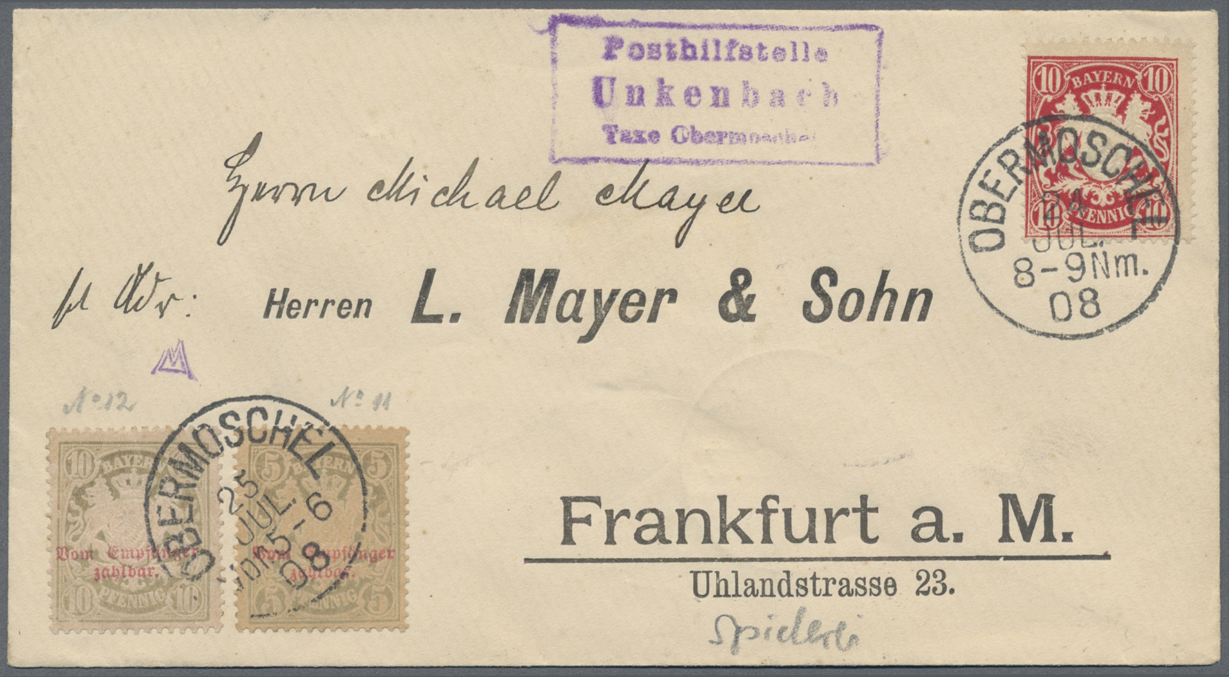 Lot 36218 - Bayern - Ortsstempel  -  Auktionshaus Christoph Gärtner GmbH & Co. KG Sale #44 Collections Germany