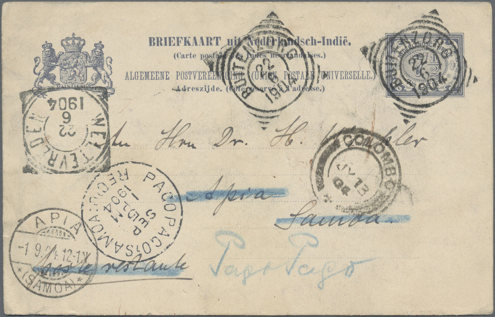 Lot 1358 - Deutsche Kolonien - Samoa - Besonderheiten - Auction #211 Lot 1358 - Deutsche Kolonien - Samoa - Besonderheiten - Auction #211