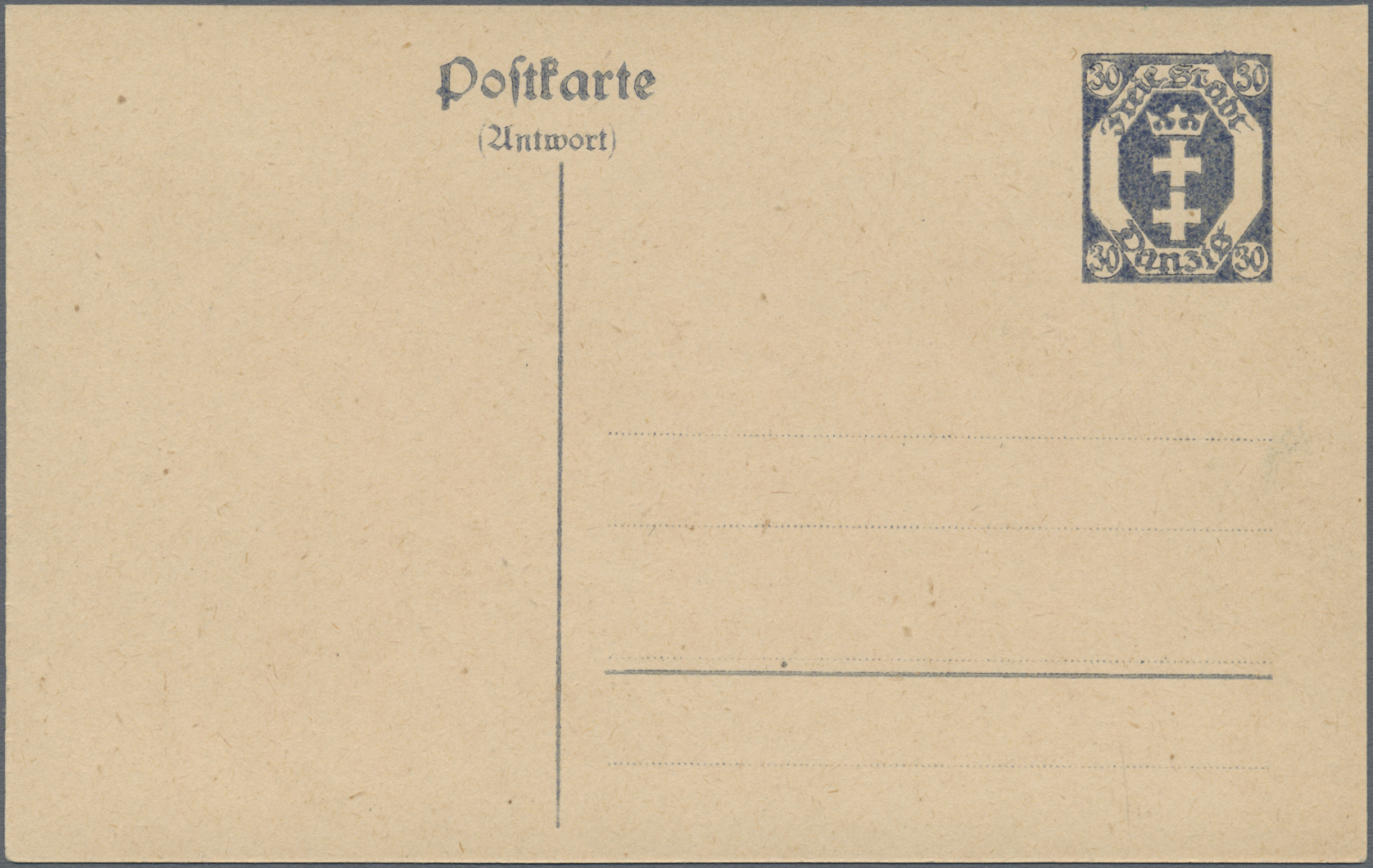Lot 05920 - Danzig - Ganzsachen - Auktionshaus Christoph Gärtner GmbH & Co. KG 58th AUCTION - Day 2 Lot 05920 - Danzig - Ganzsachen - Auktionshaus Christoph Gärtner GmbH & Co. KG 58th AUCTION - Day 2